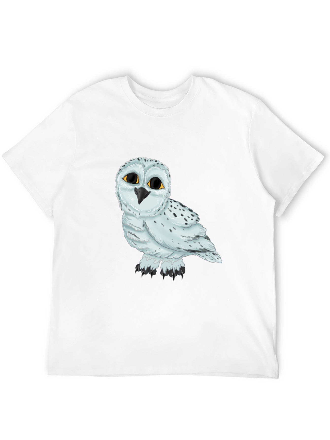 Owl Graphic Black T-Shirt Unisex