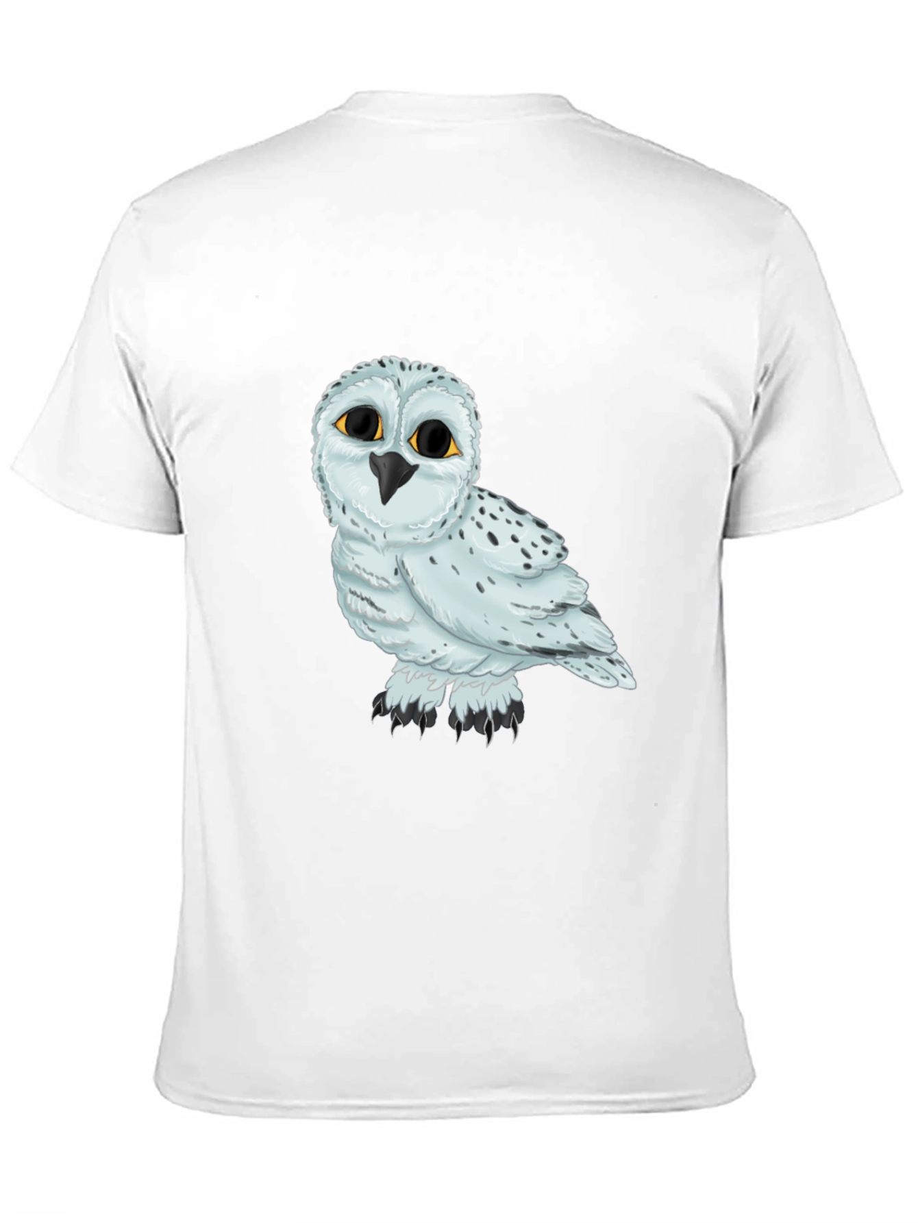 Owl Graphic Black T-Shirt Unisex