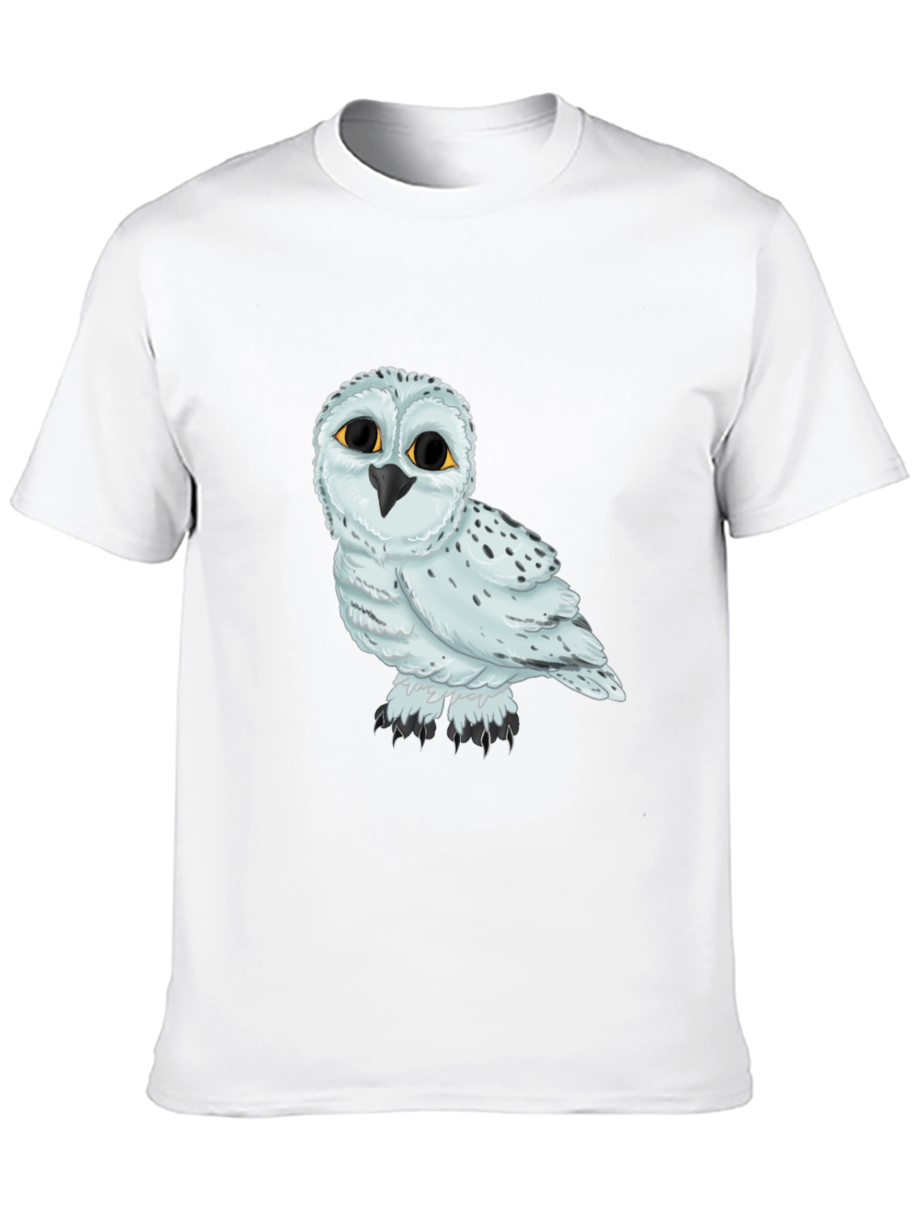 Owl Graphic Black T-Shirt Unisex