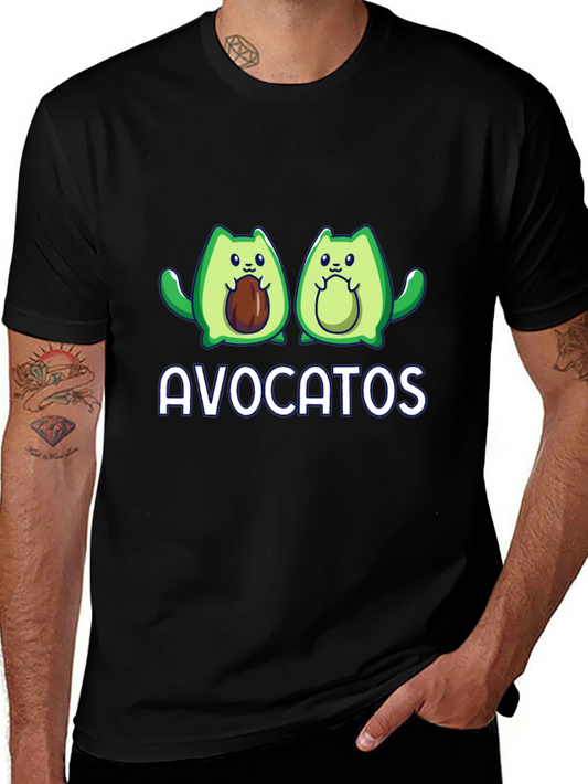 Avocatos T-Shirt - Cute Avocado Cat Graphic Tee