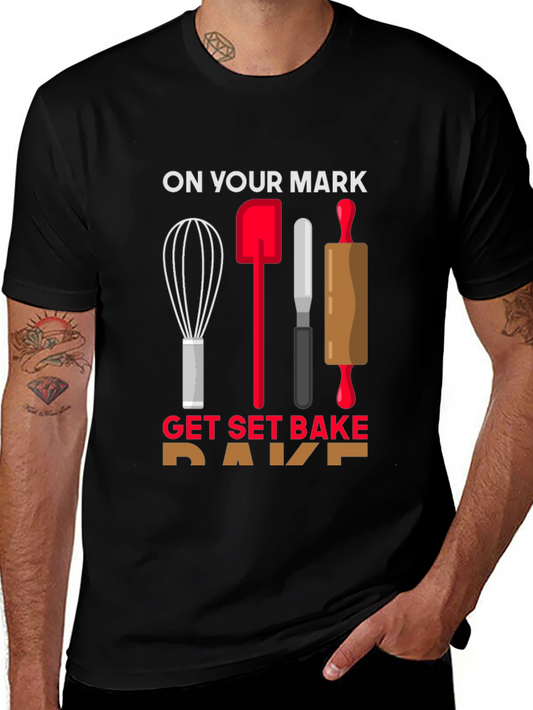 Baking Crew T-Shirt - On Your Mark Get Set Bake!