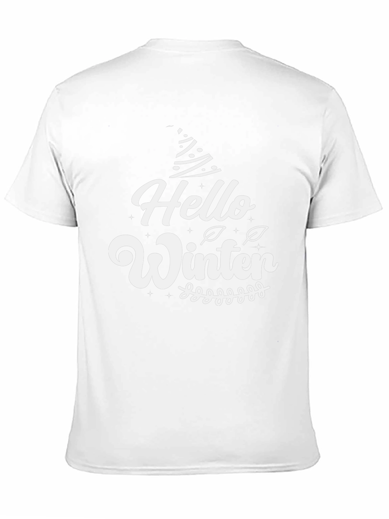 Hello Winter Graphic Tee - Holiday Season Shirt