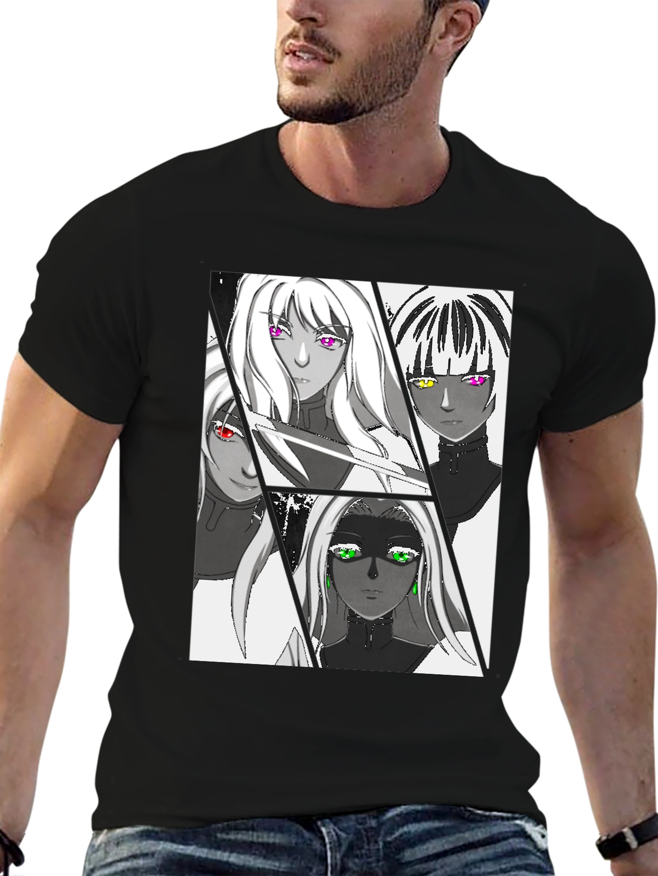 Anime Girl T-Shirt: Unique Manga Graphic Tee
