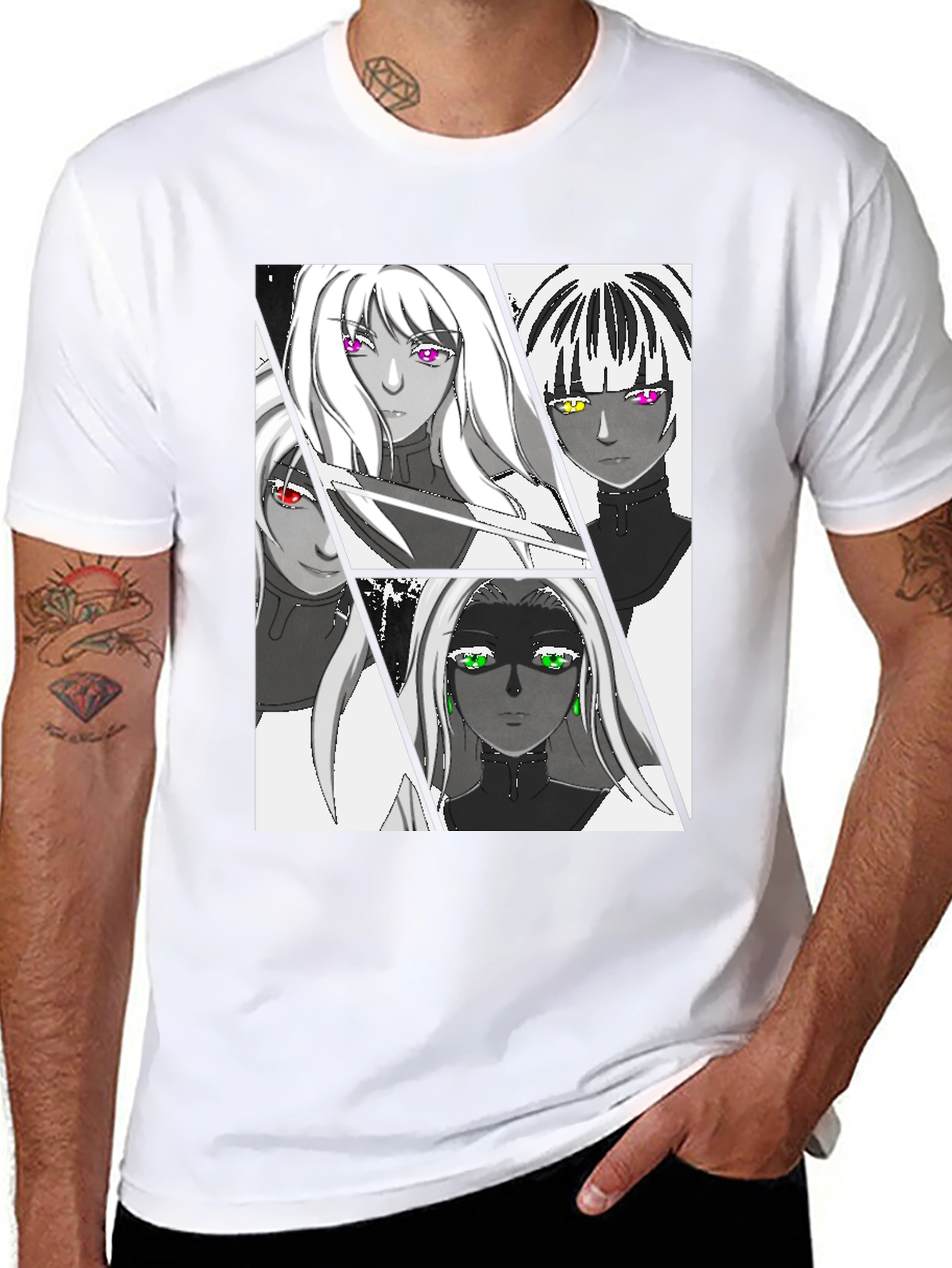 Anime Girl T-Shirt: Unique Manga Graphic Tee