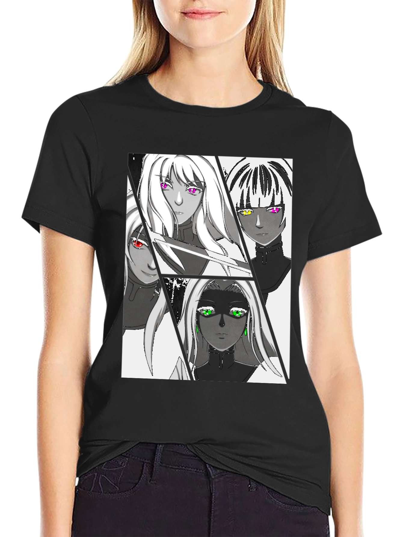 Anime Girl T-Shirt: Unique Manga Graphic Tee