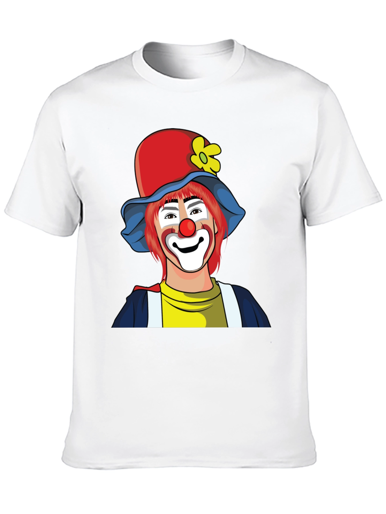 Clown Graphic Tee - Black Cotton T-Shirt