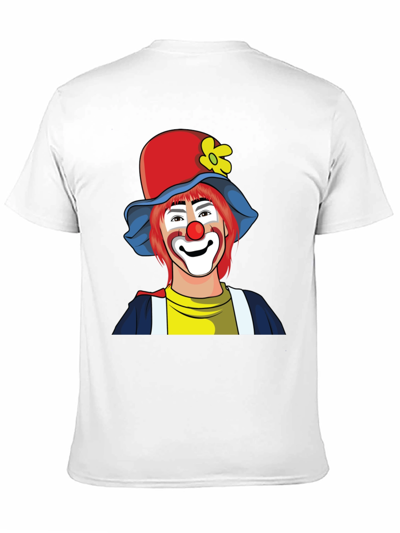 Clown Graphic Tee - Black Cotton T-Shirt