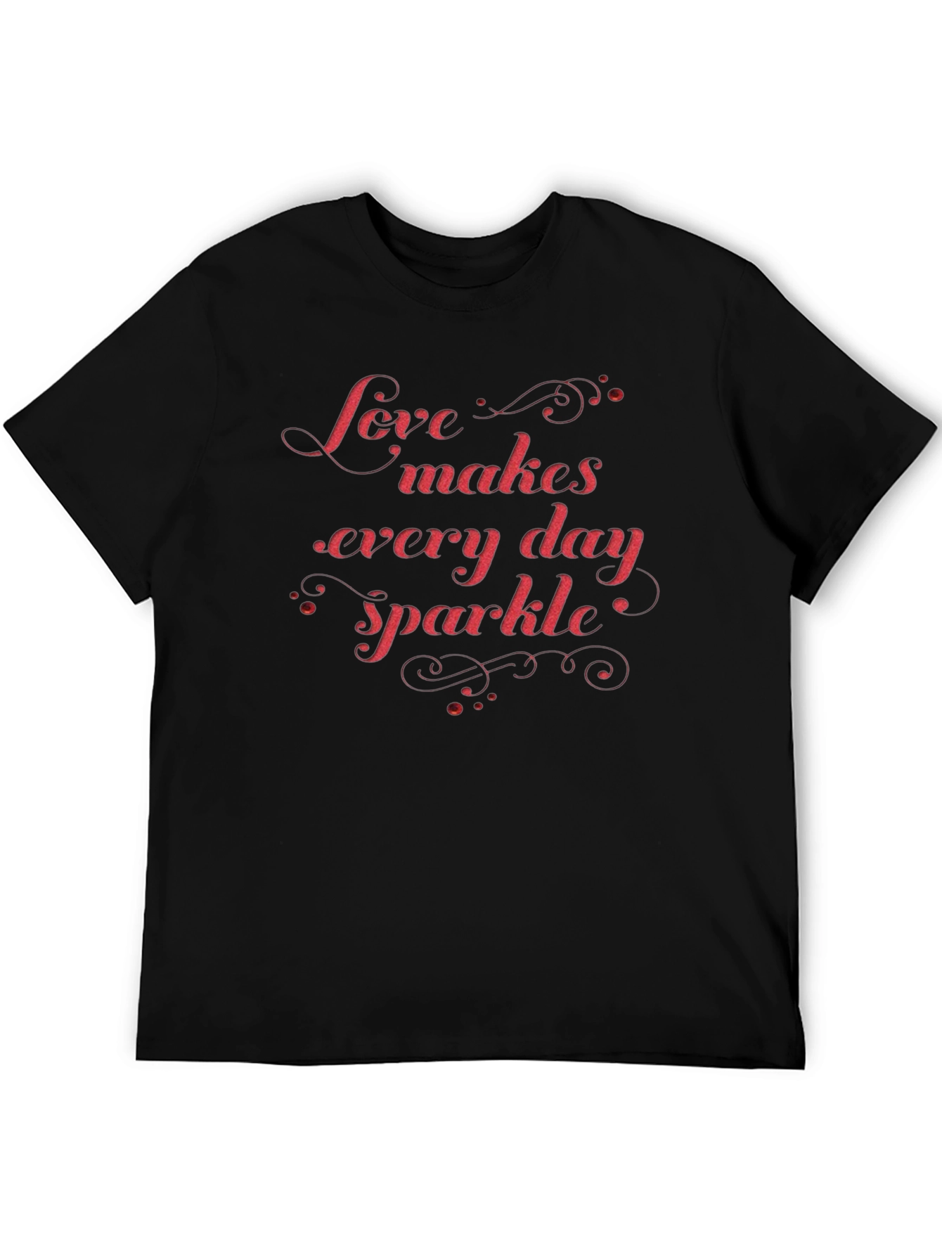 Love Makes Every Day Sparkle Graphic Tee