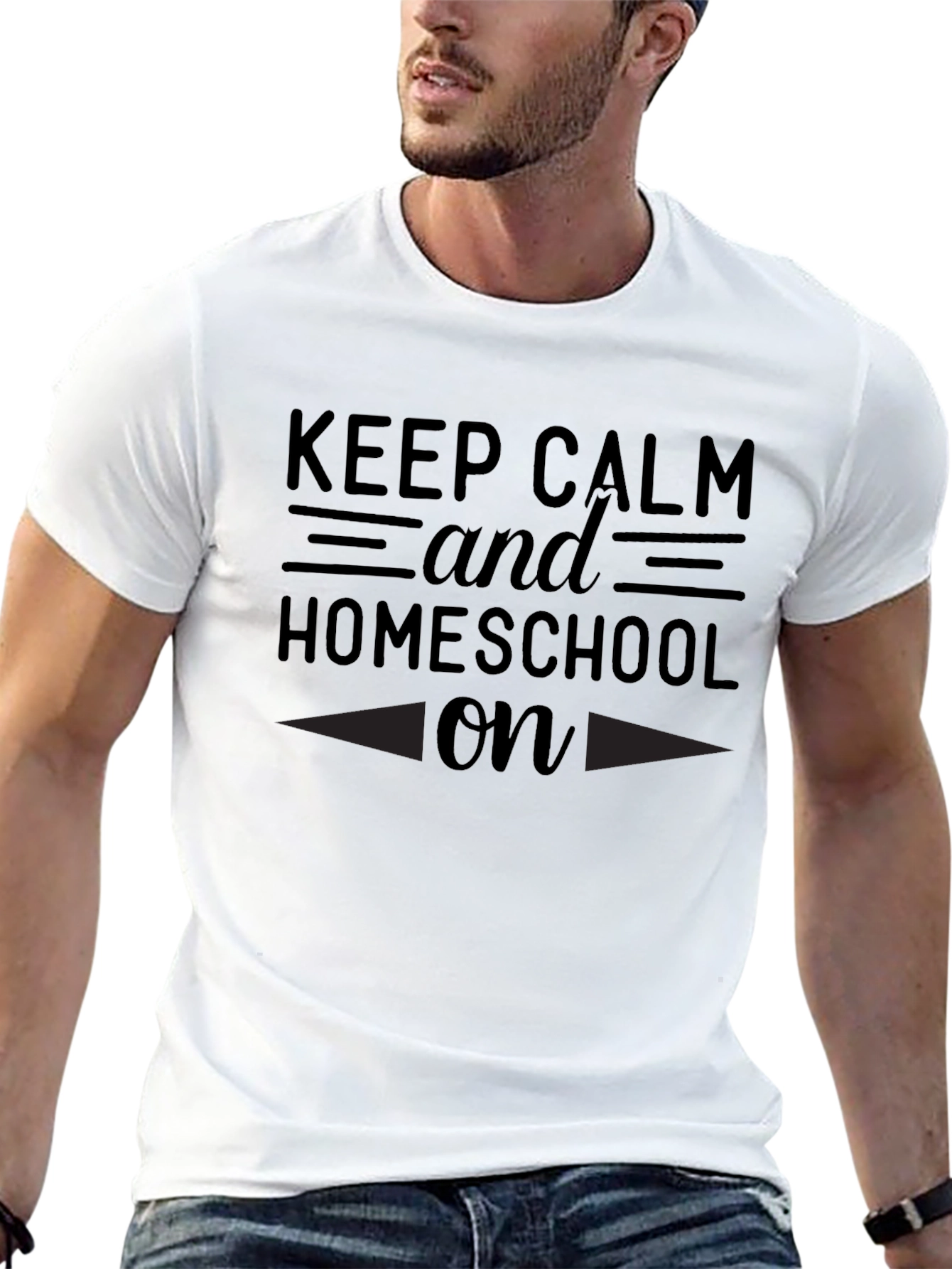 Keep Calm and Homeschool On T-Shirt