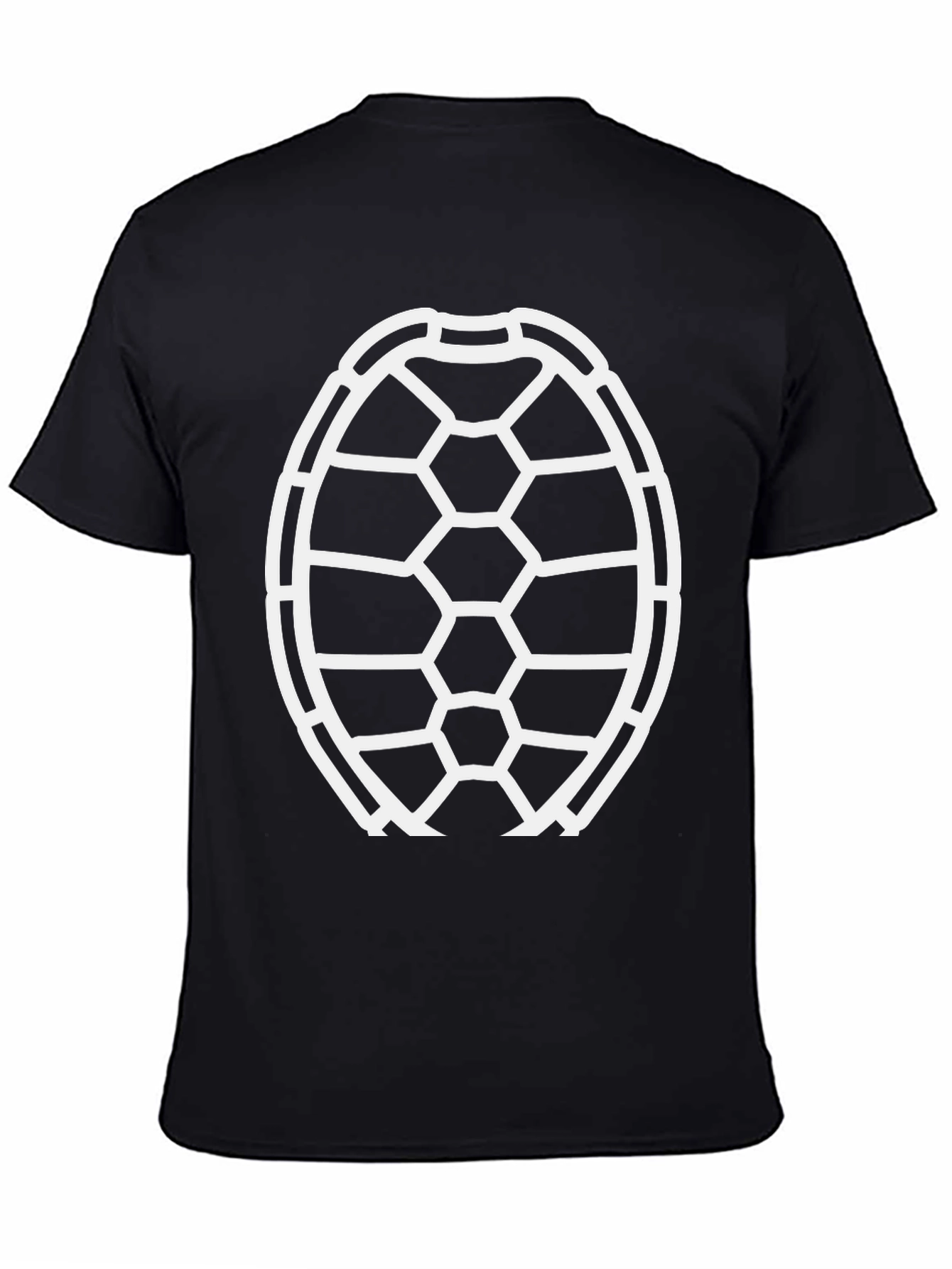Turtle Shell Graphic T-Shirt - Black
