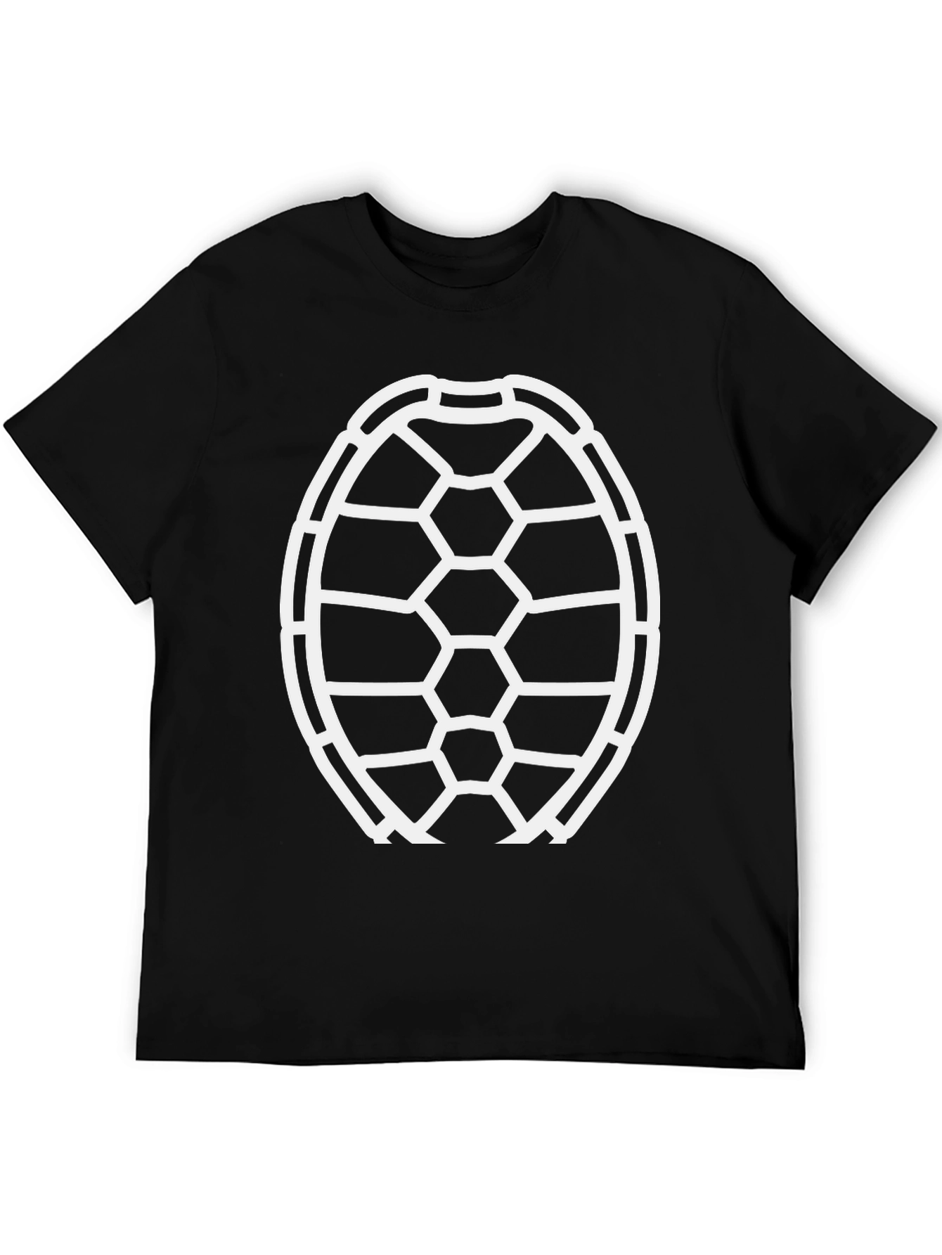 Turtle Shell Graphic T-Shirt - Black