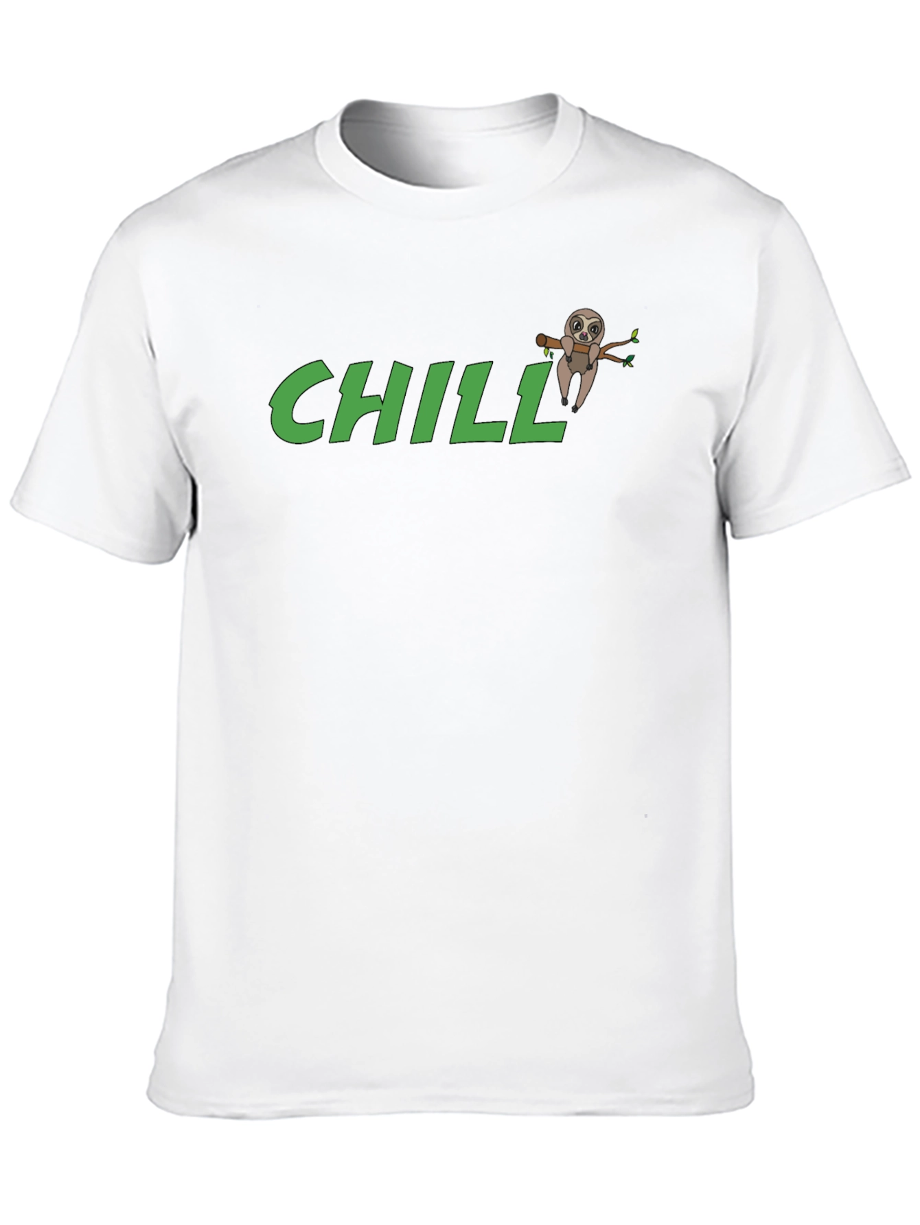 Chill Sloth Black T-Shirt