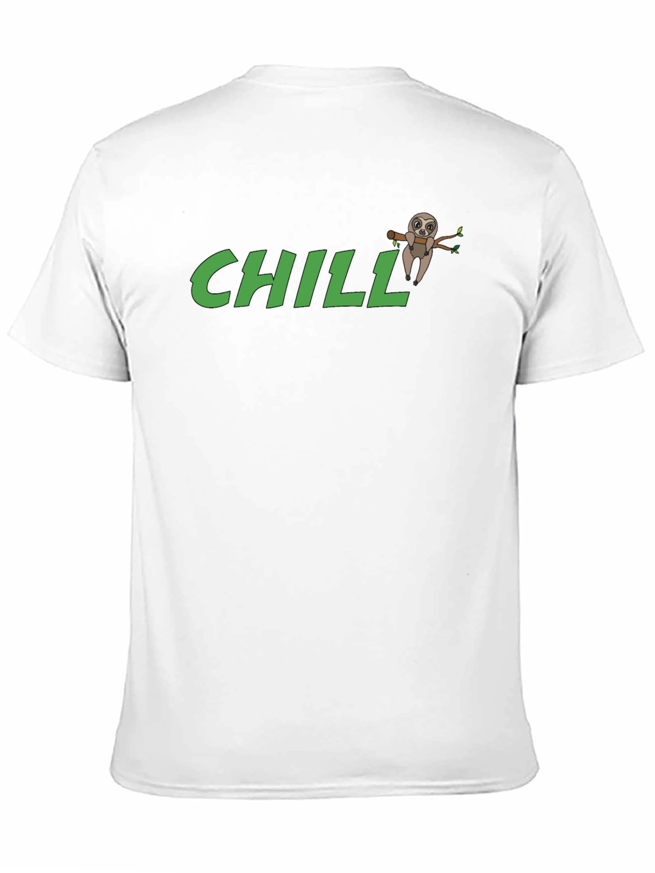 Chill Sloth Black T-Shirt
