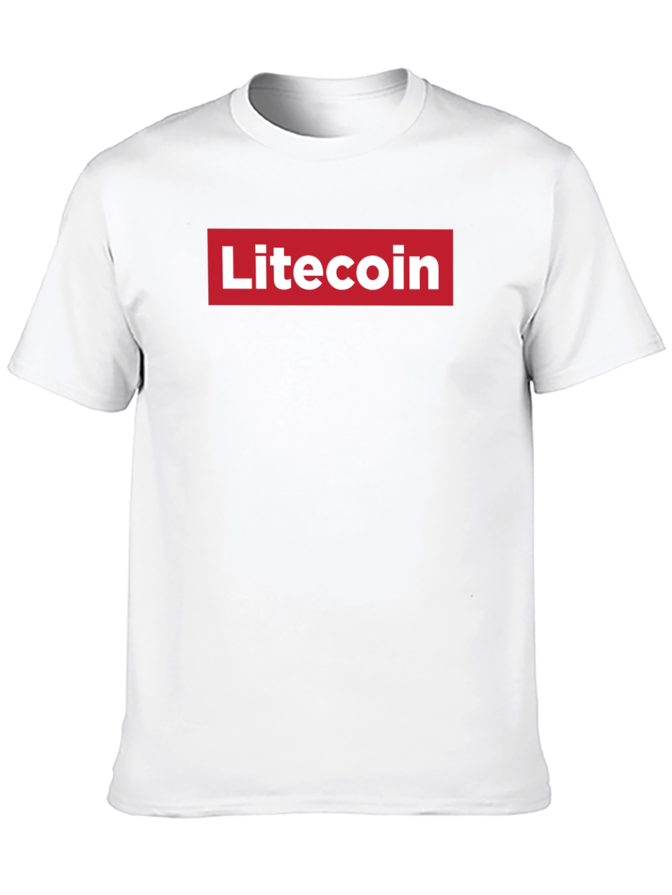 Litecoin Red Box Logo T-Shirt - Crypto Fashion