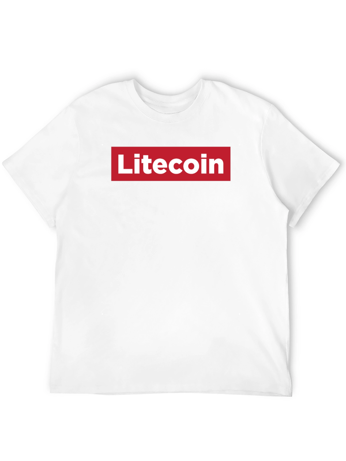 Litecoin Red Box Logo T-Shirt - Crypto Fashion