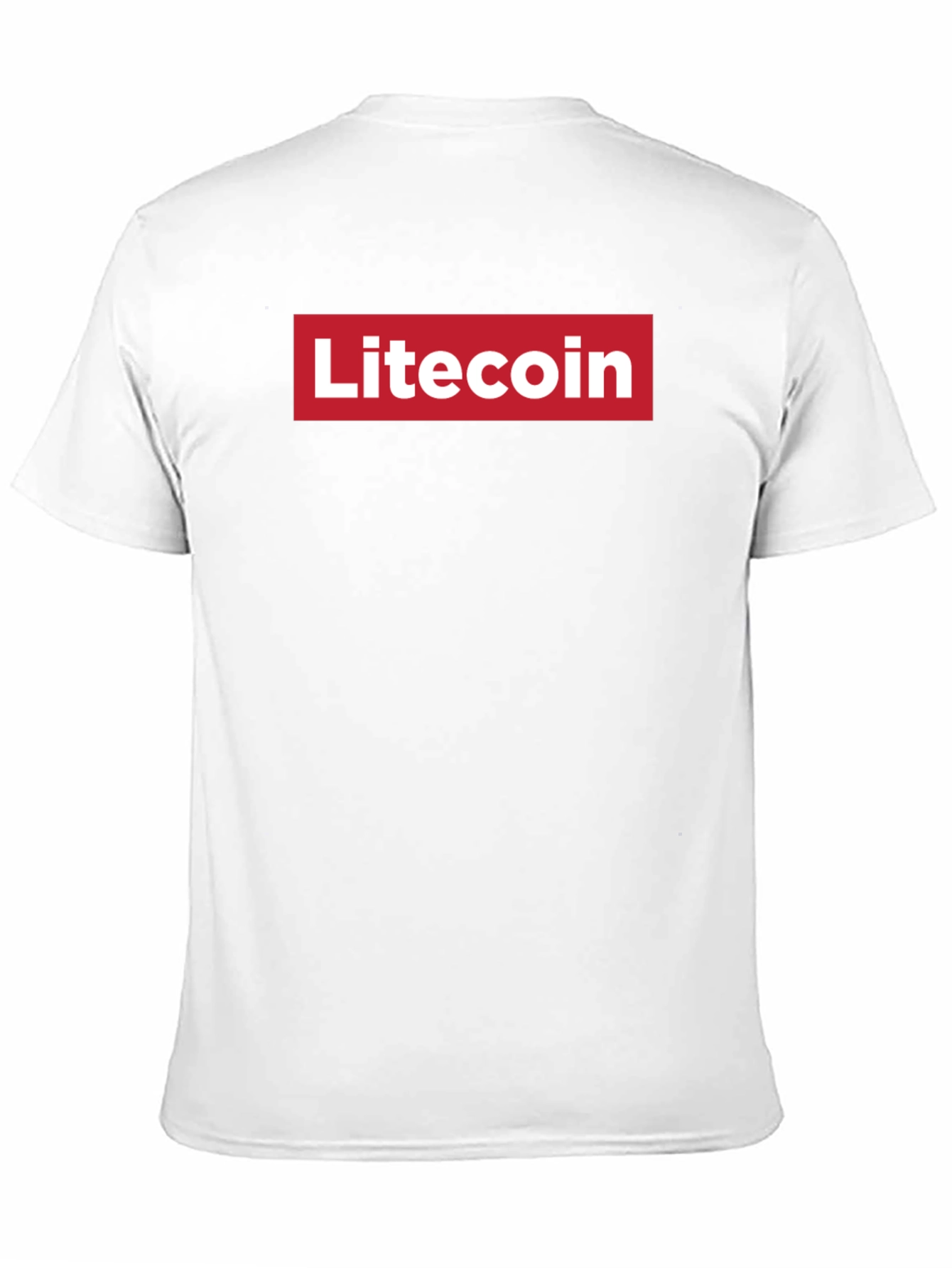 Litecoin Red Box Logo T-Shirt - Crypto Fashion