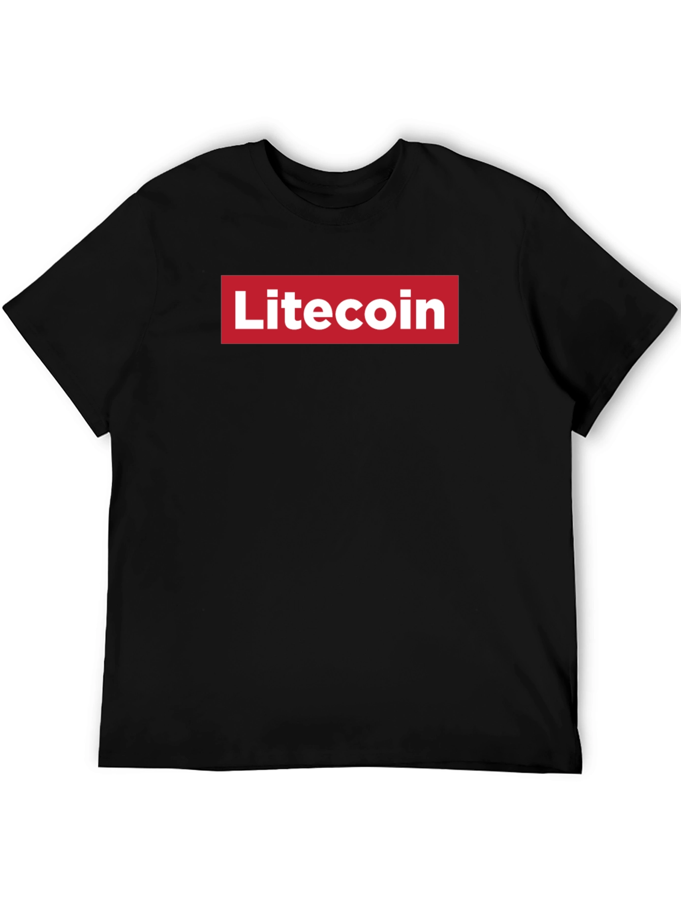 Litecoin Red Box Logo T-Shirt - Crypto Fashion