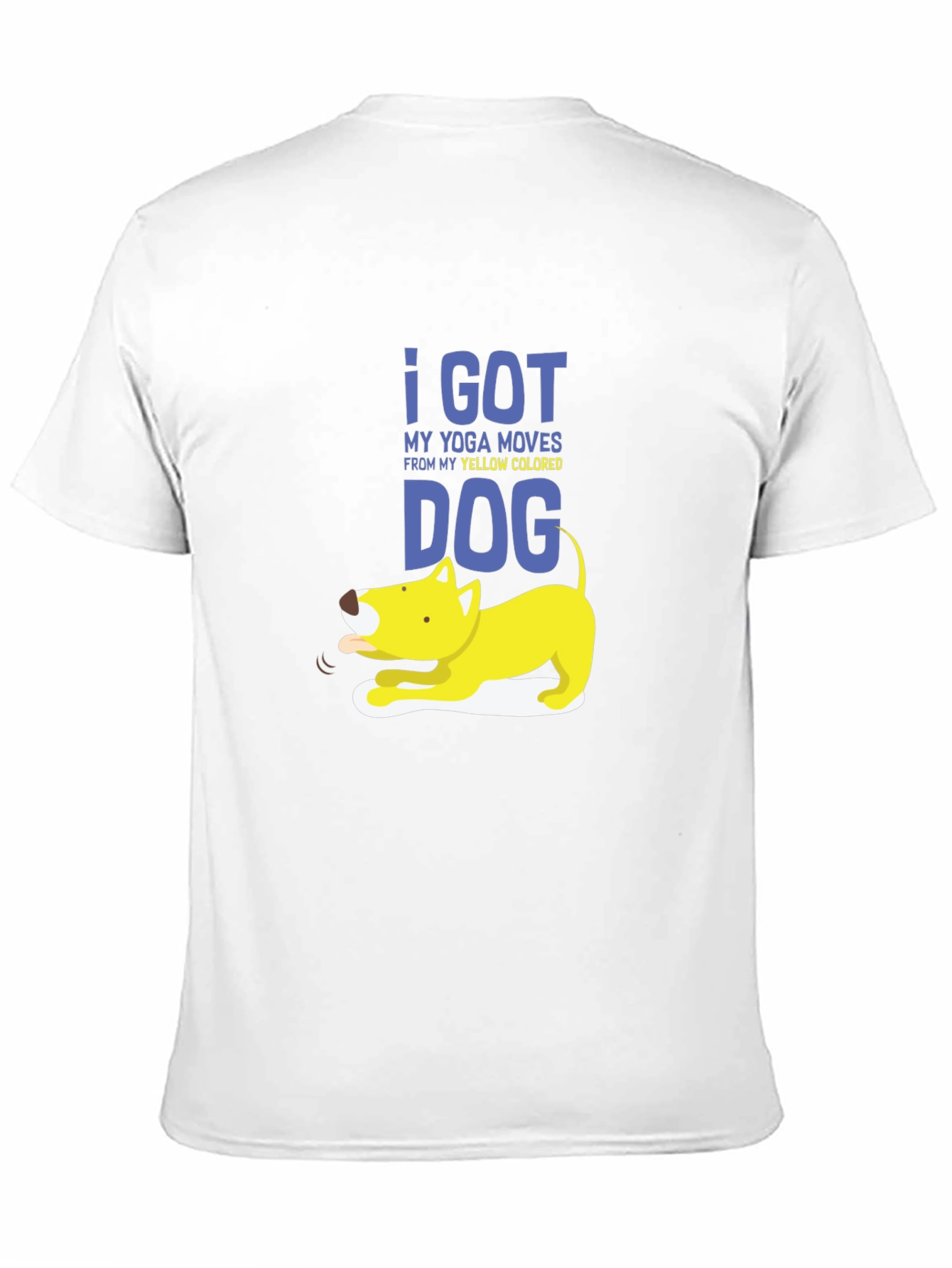 Yoga Dog Graphic Tee - Soft Cotton Blend