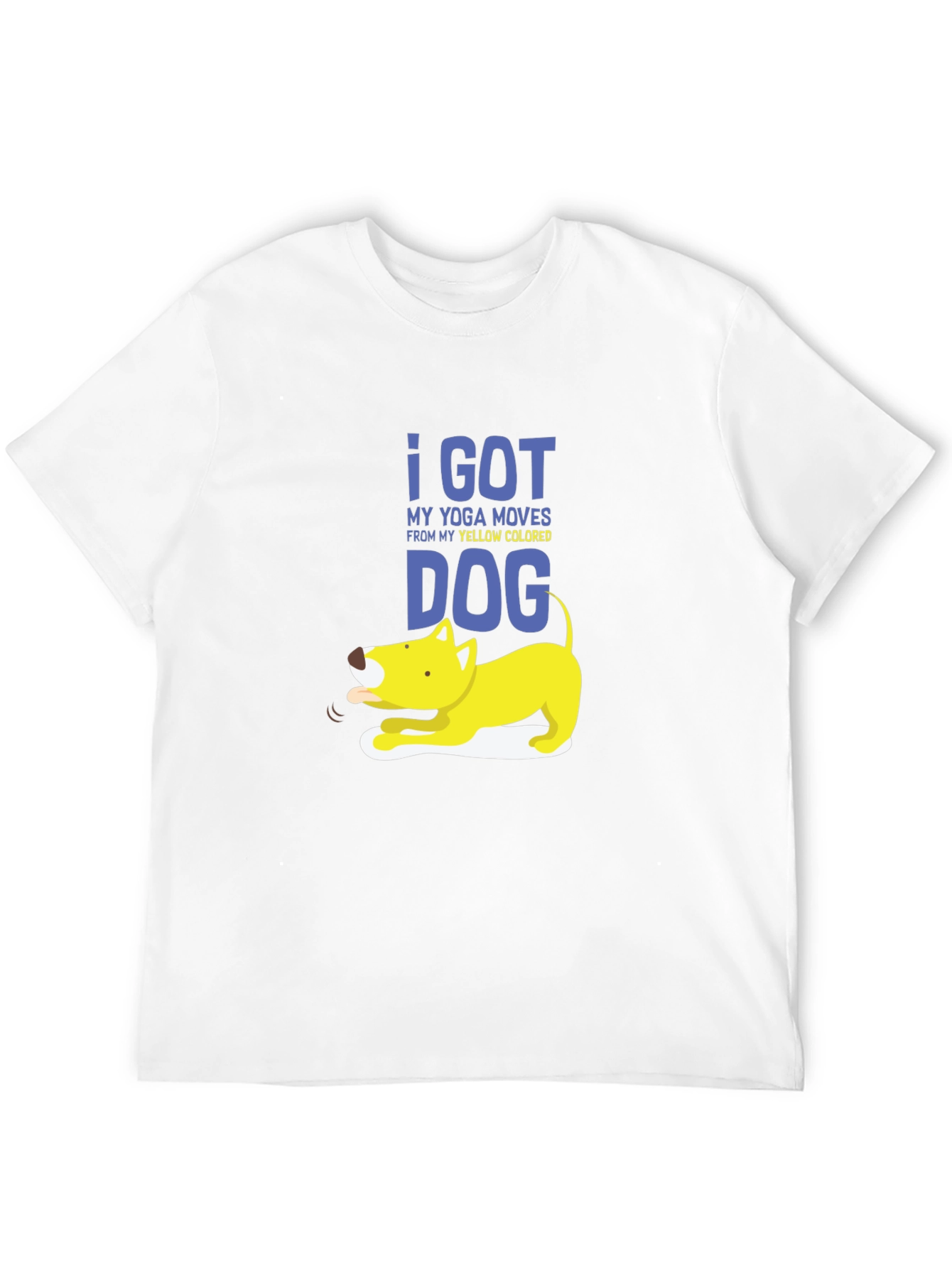 Yoga Dog Graphic Tee - Soft Cotton Blend