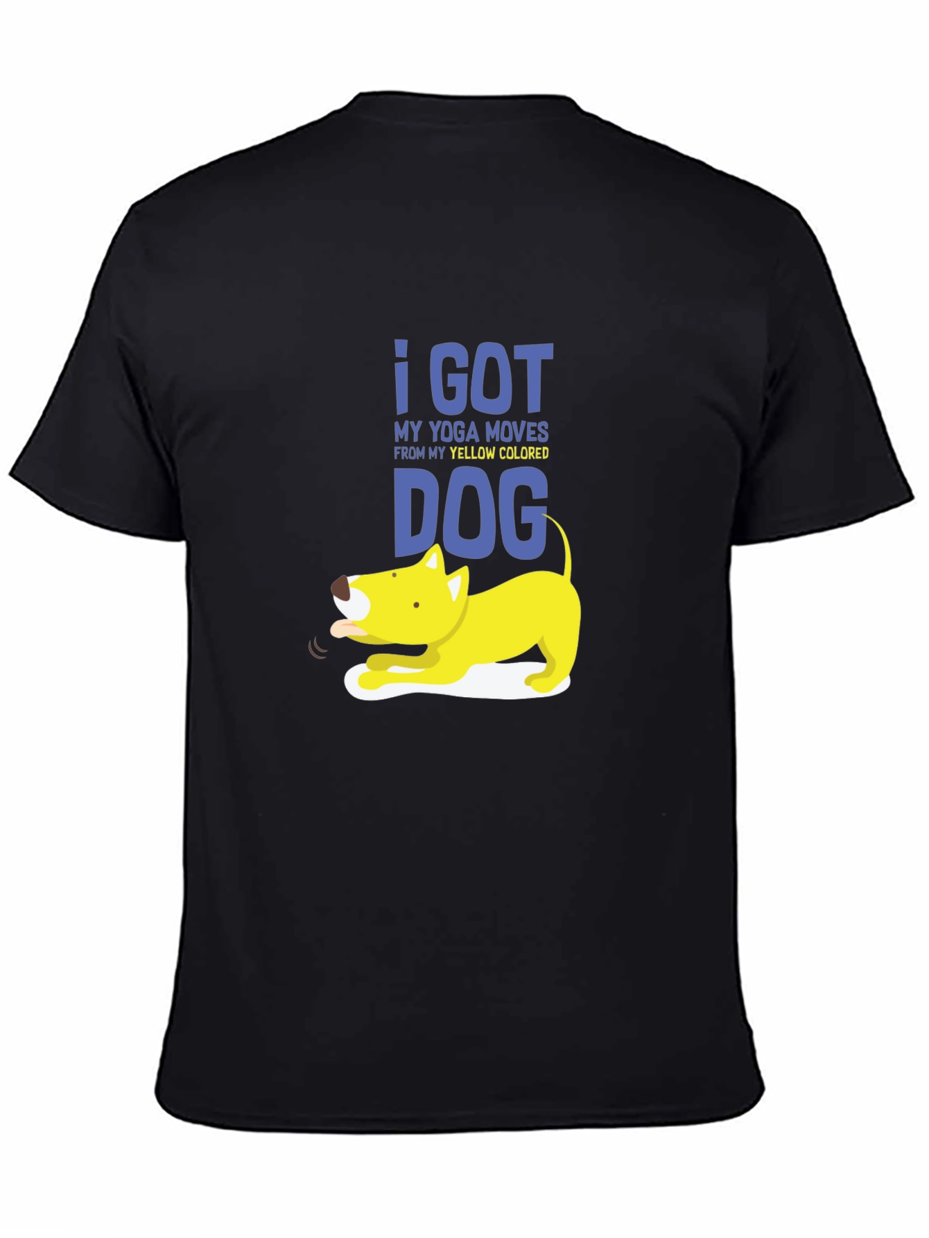 Yoga Dog Graphic Tee - Soft Cotton Blend