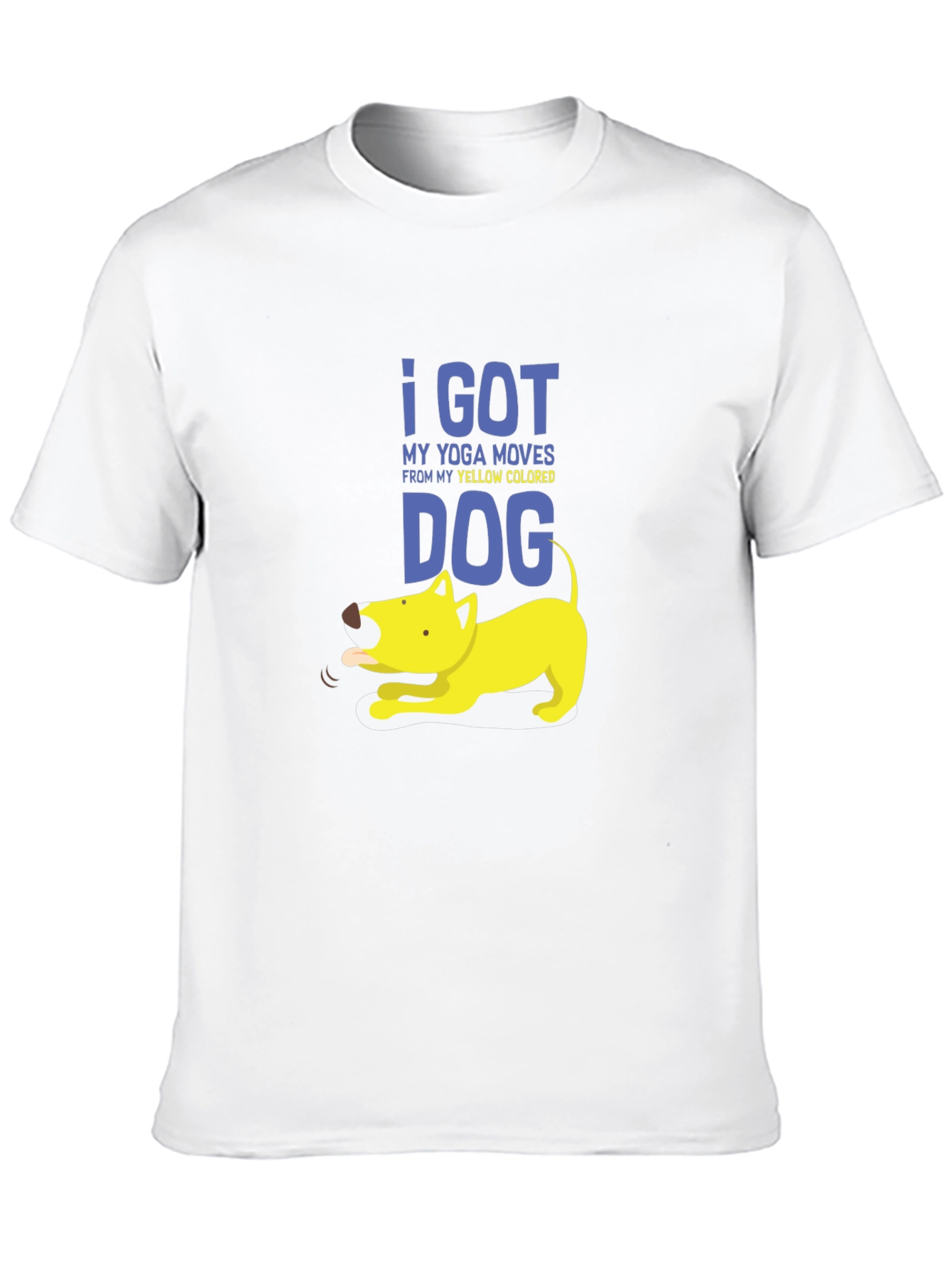Yoga Dog Graphic Tee - Soft Cotton Blend