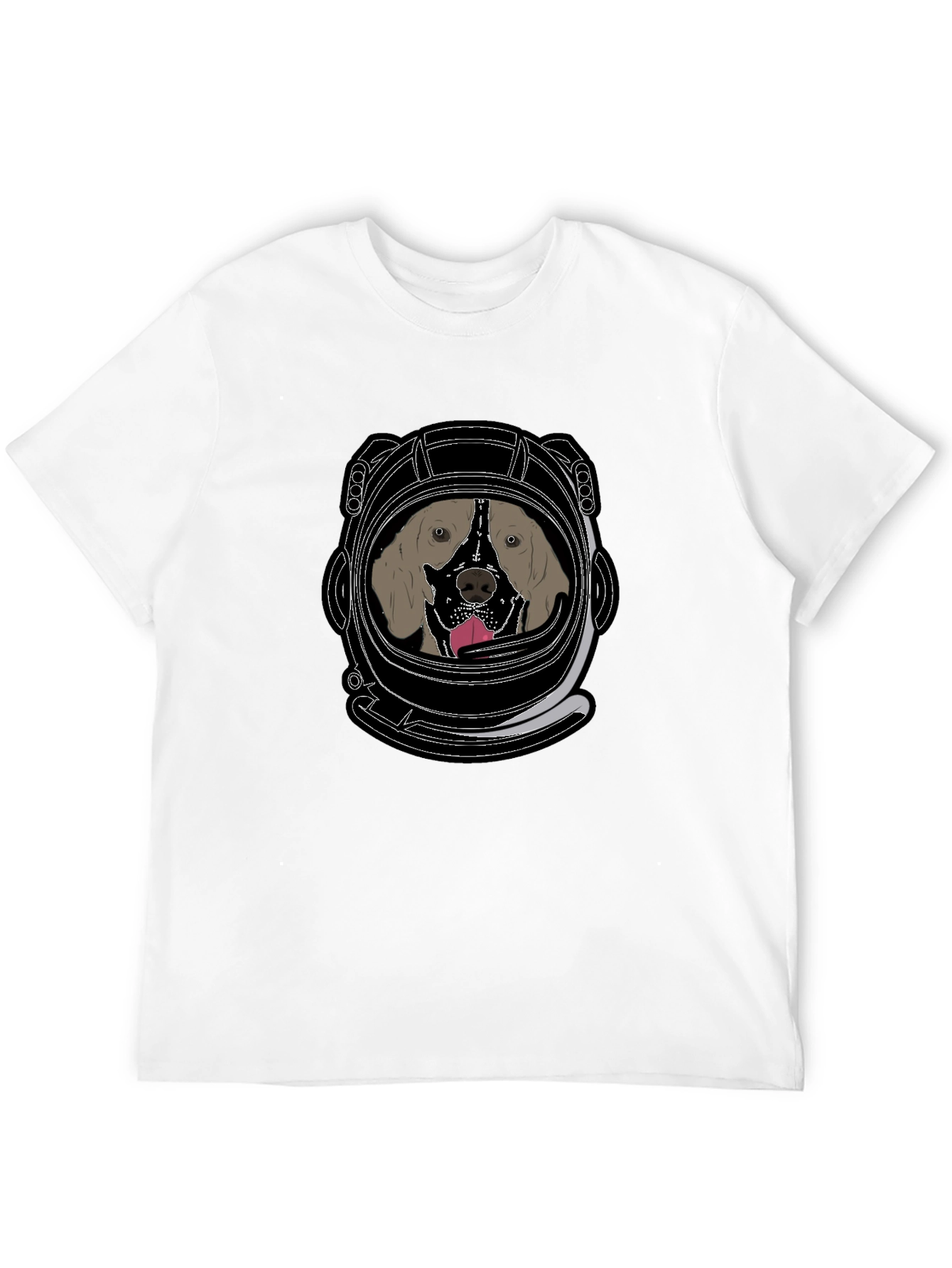 Dog Astronaut Graphic T-Shirt - Space Pup Design