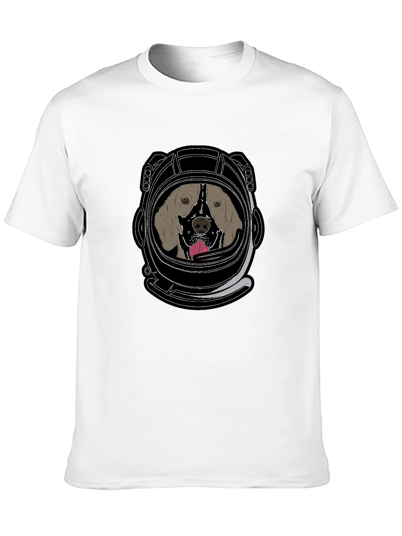 Dog Astronaut Graphic T-Shirt - Space Pup Design