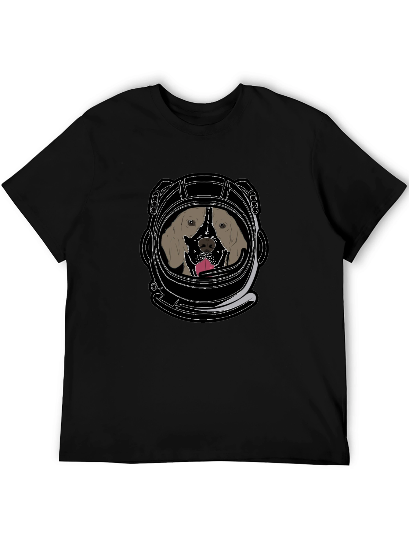 Dog Astronaut Graphic T-Shirt - Space Pup Design