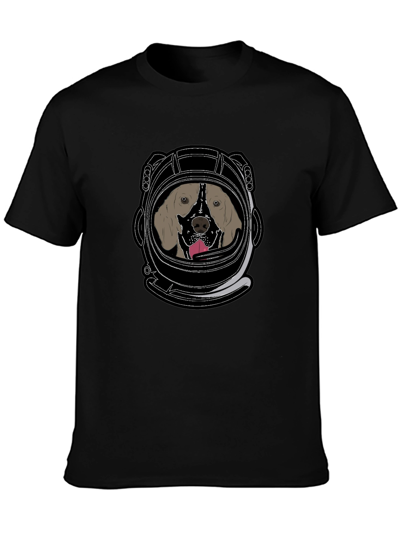 Dog Astronaut Graphic T-Shirt - Space Pup Design