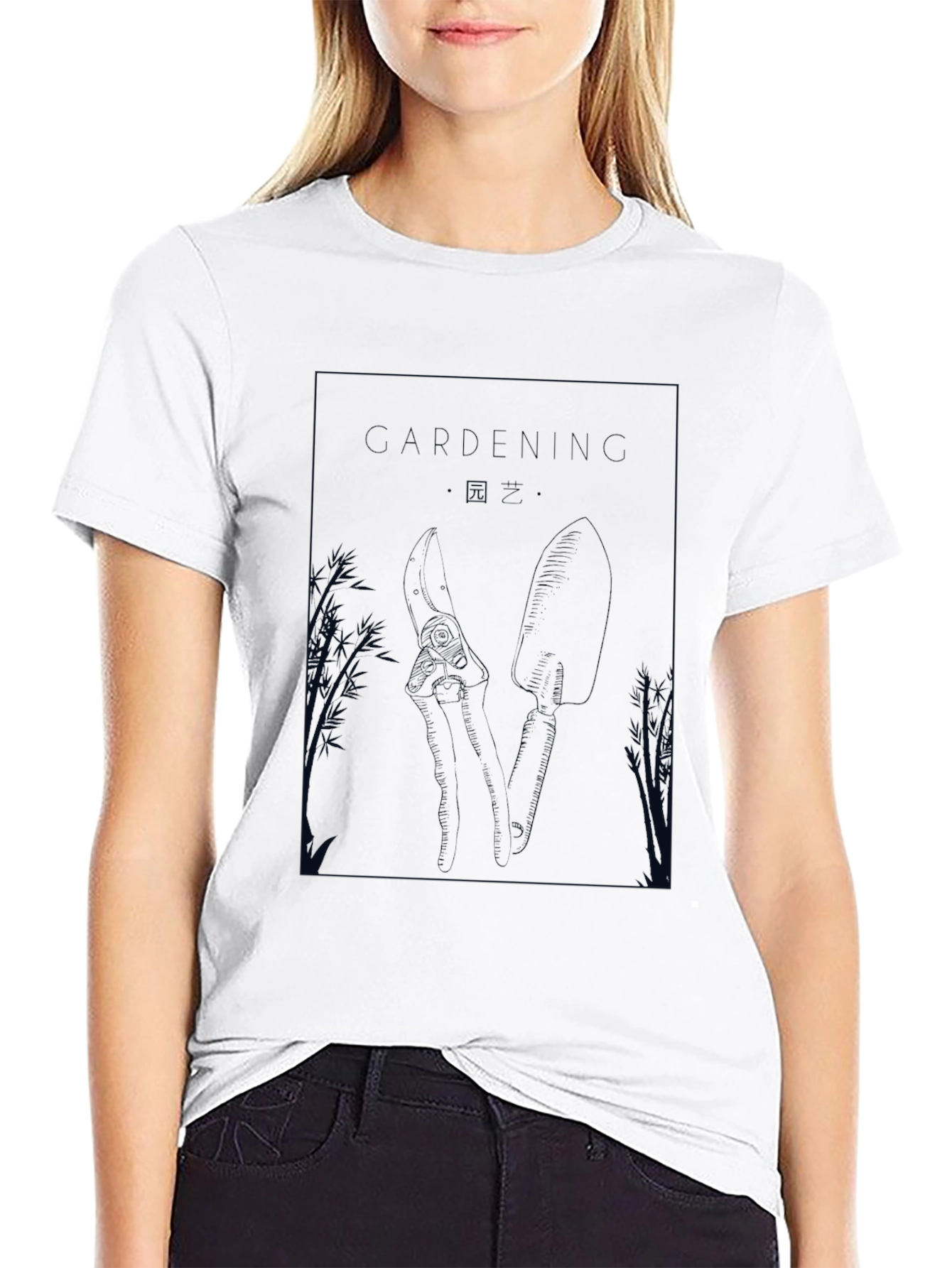 Gardening Graphic Tee - Unisex Black T-Shirt