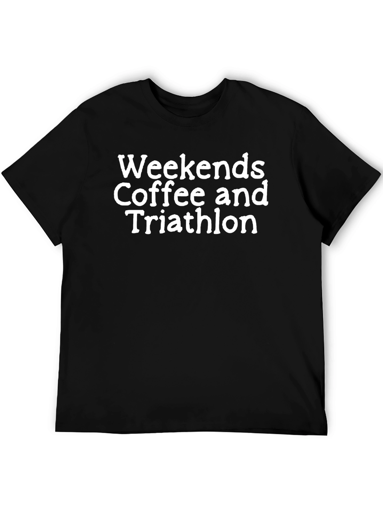 Weekends Coffee and Triathlon Graphic Tee