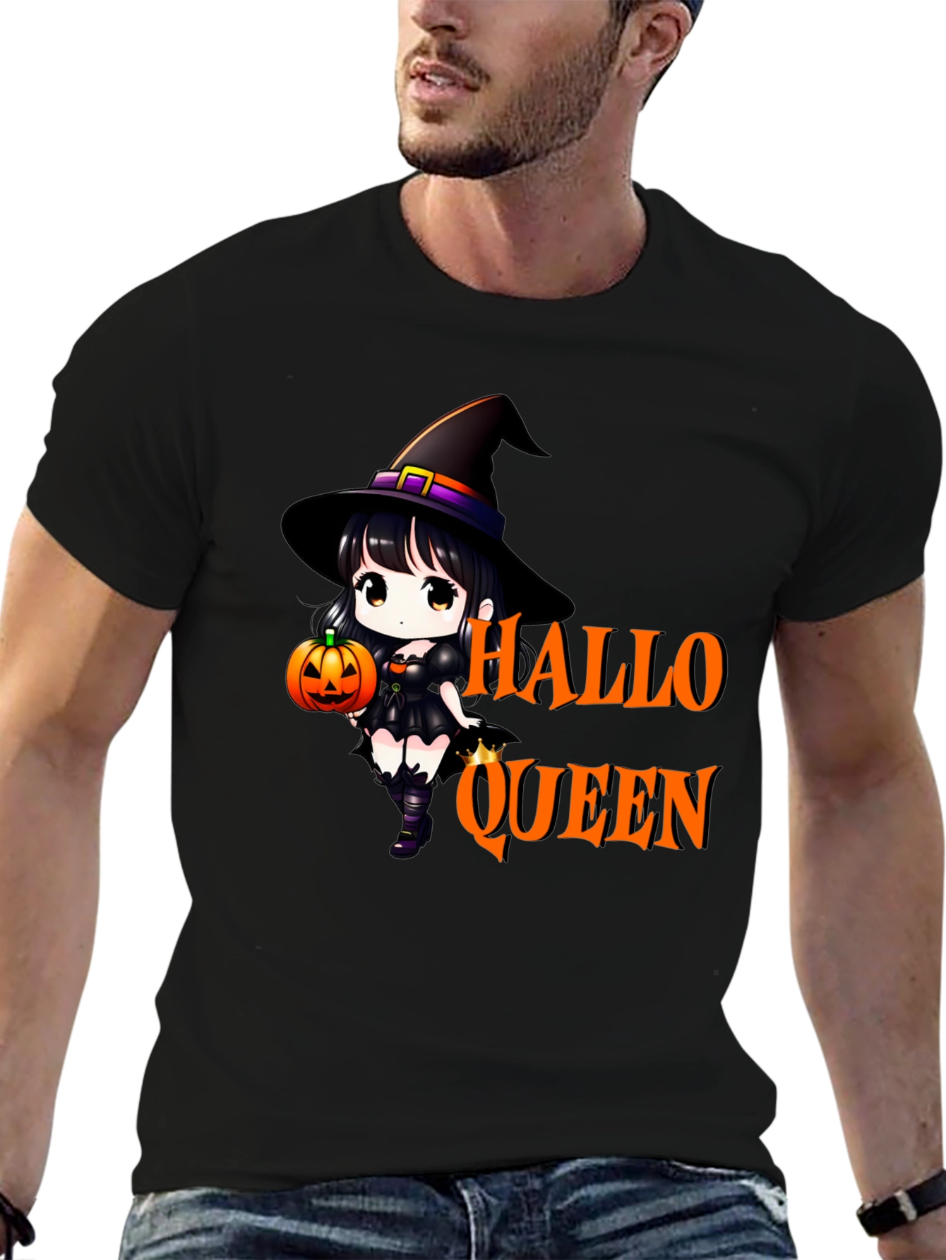 Halloween Queen Black T-Shirt