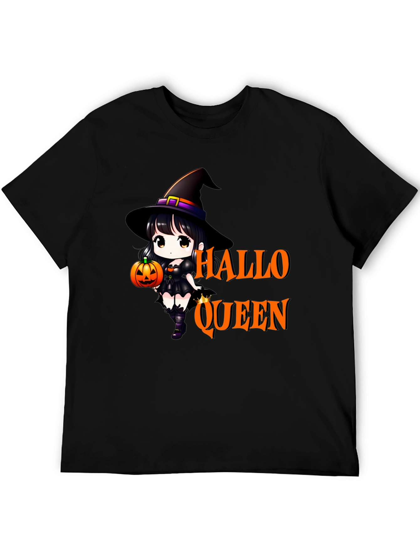 Halloween Queen Black T-Shirt