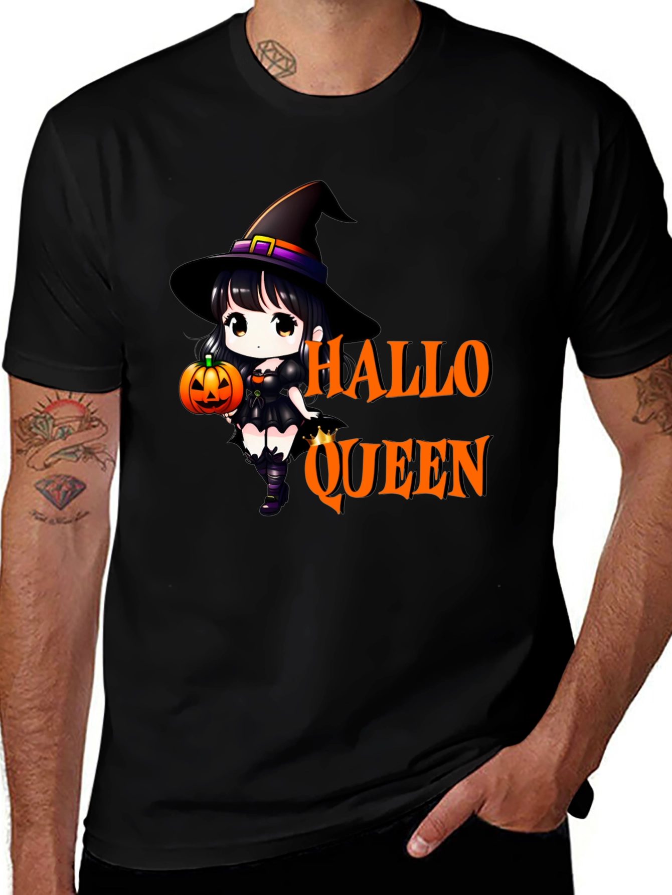 Halloween Queen Black T-Shirt