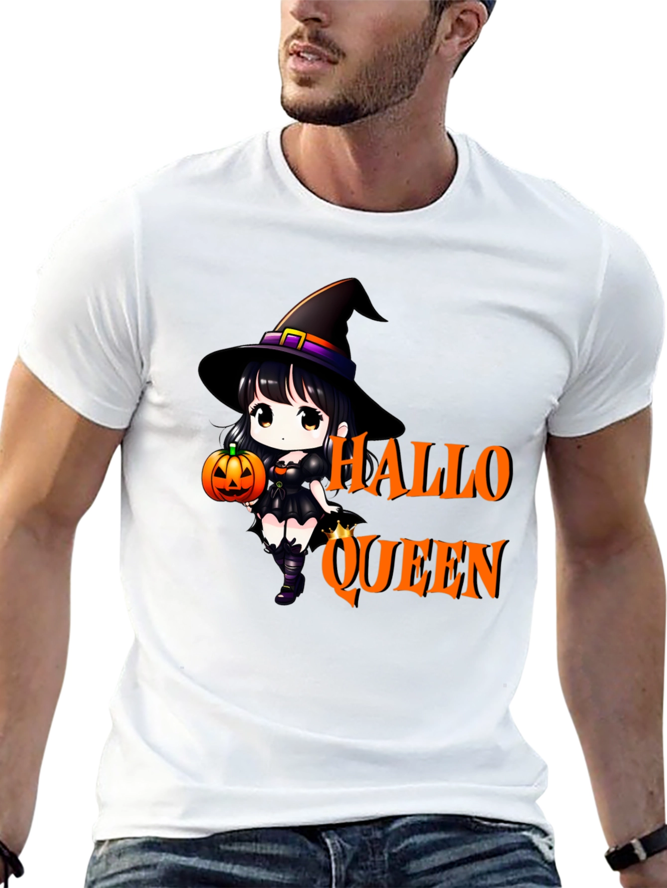 Halloween Queen Black T-Shirt