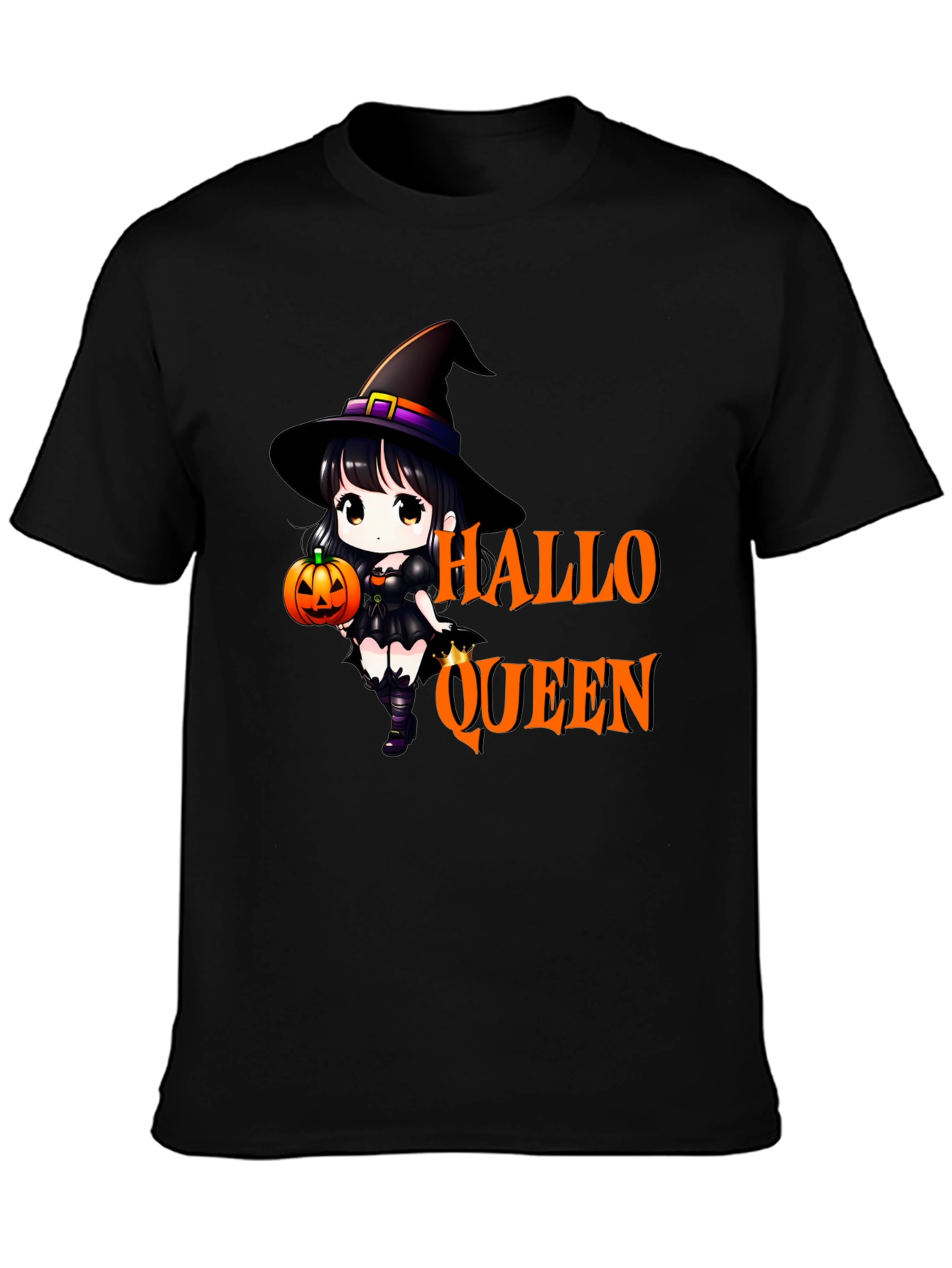 Halloween Queen Black T-Shirt