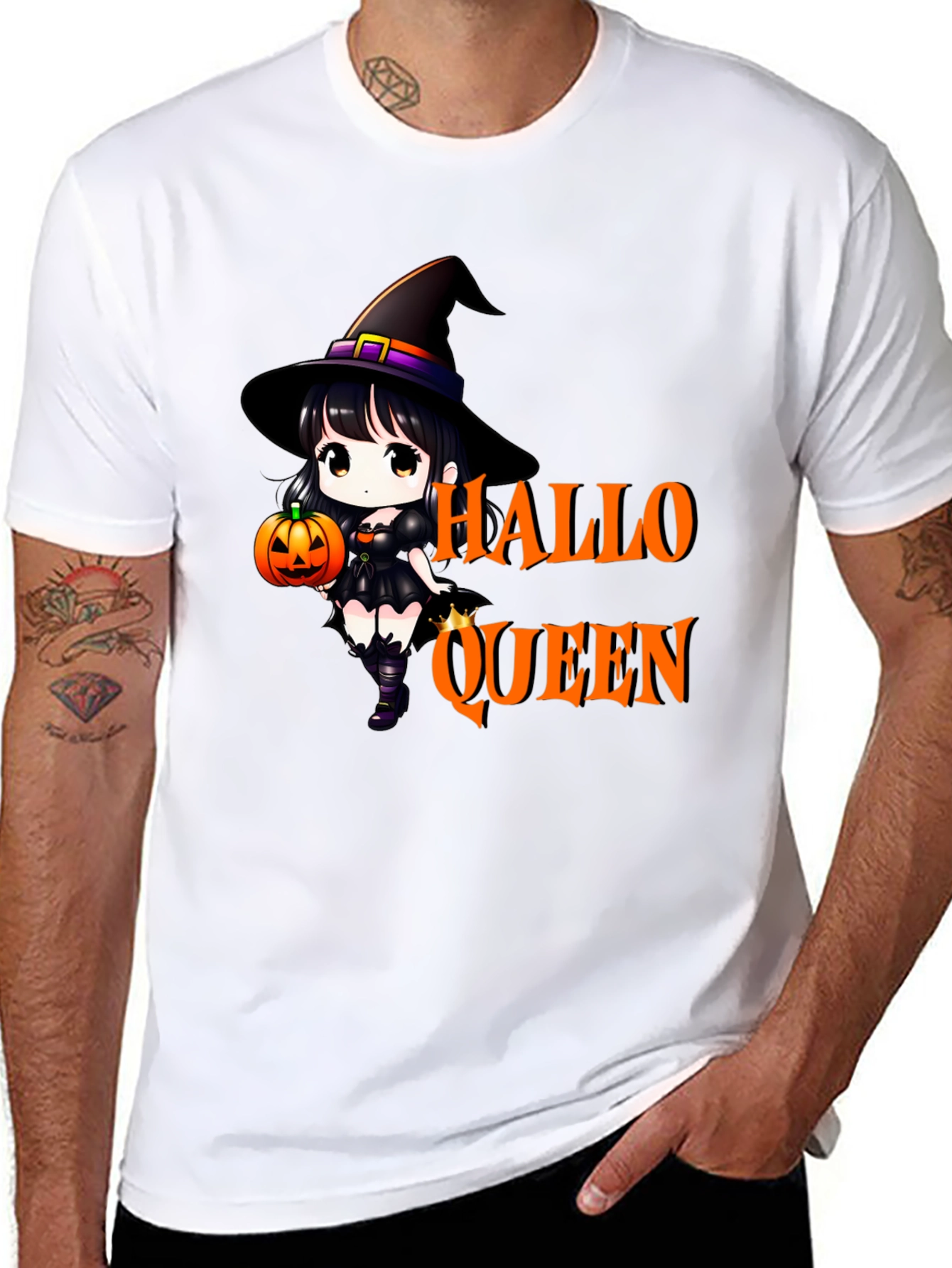 Halloween Queen Black T-Shirt