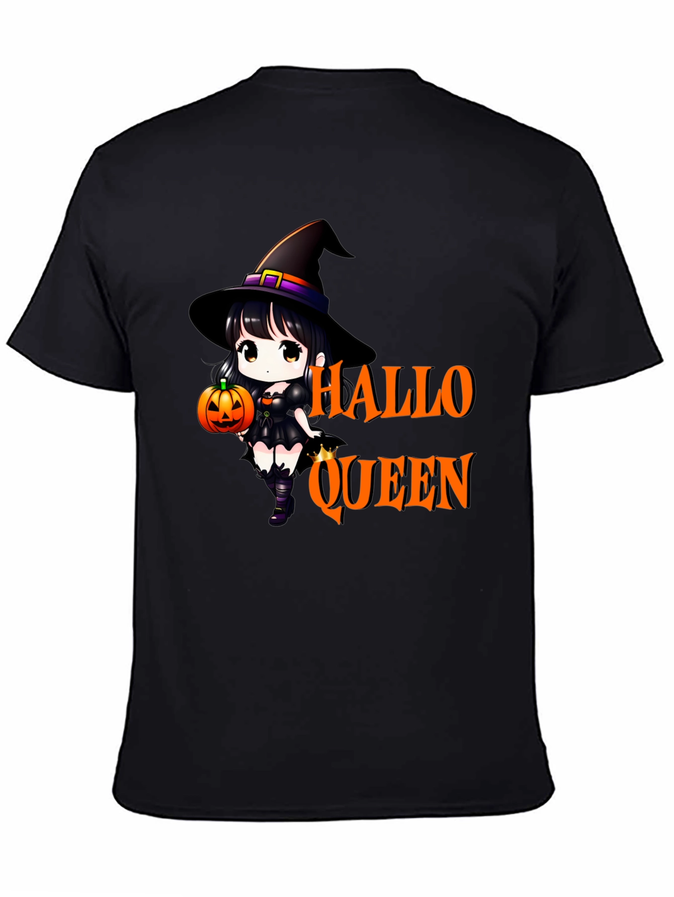 Halloween Queen Black T-Shirt