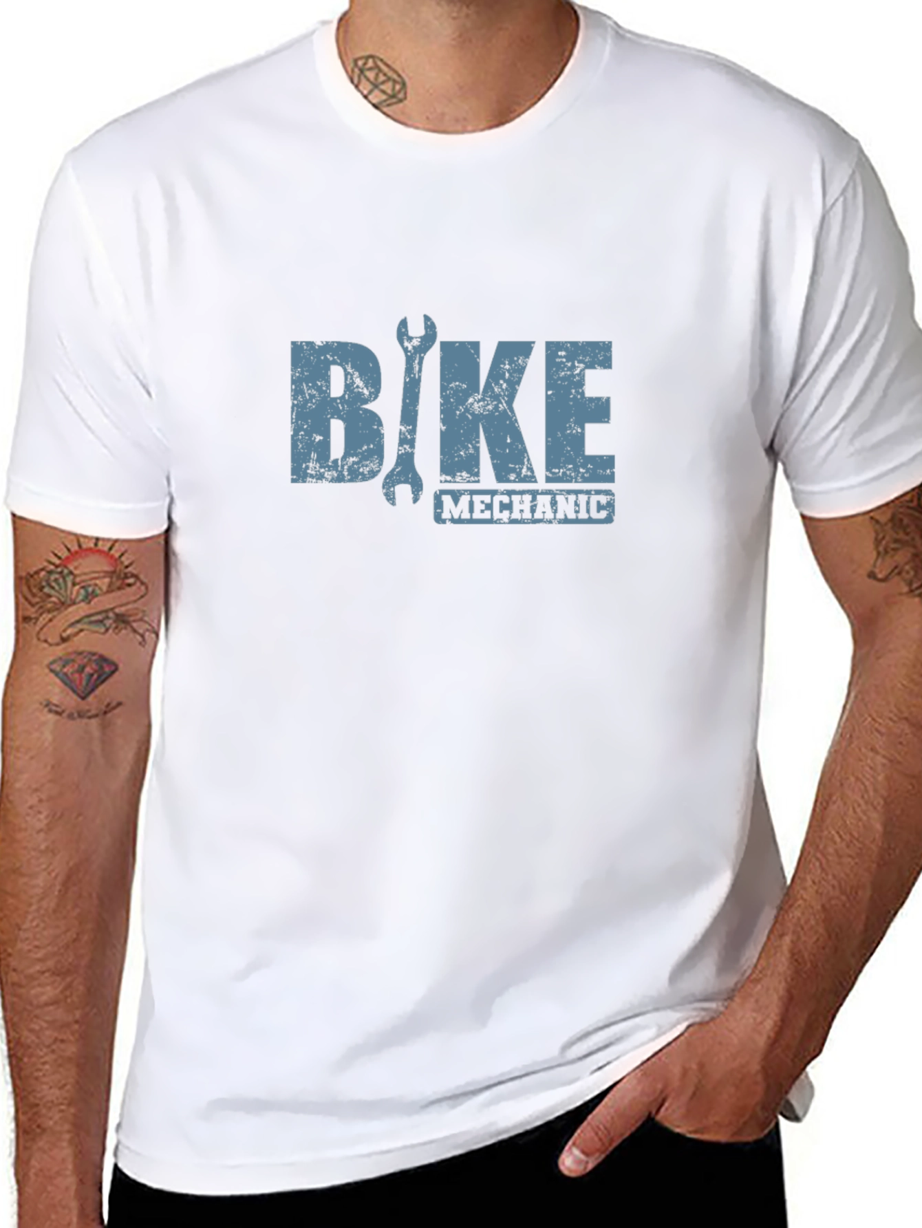 Bike Mechanic T-Shirt - Black Cotton Tee