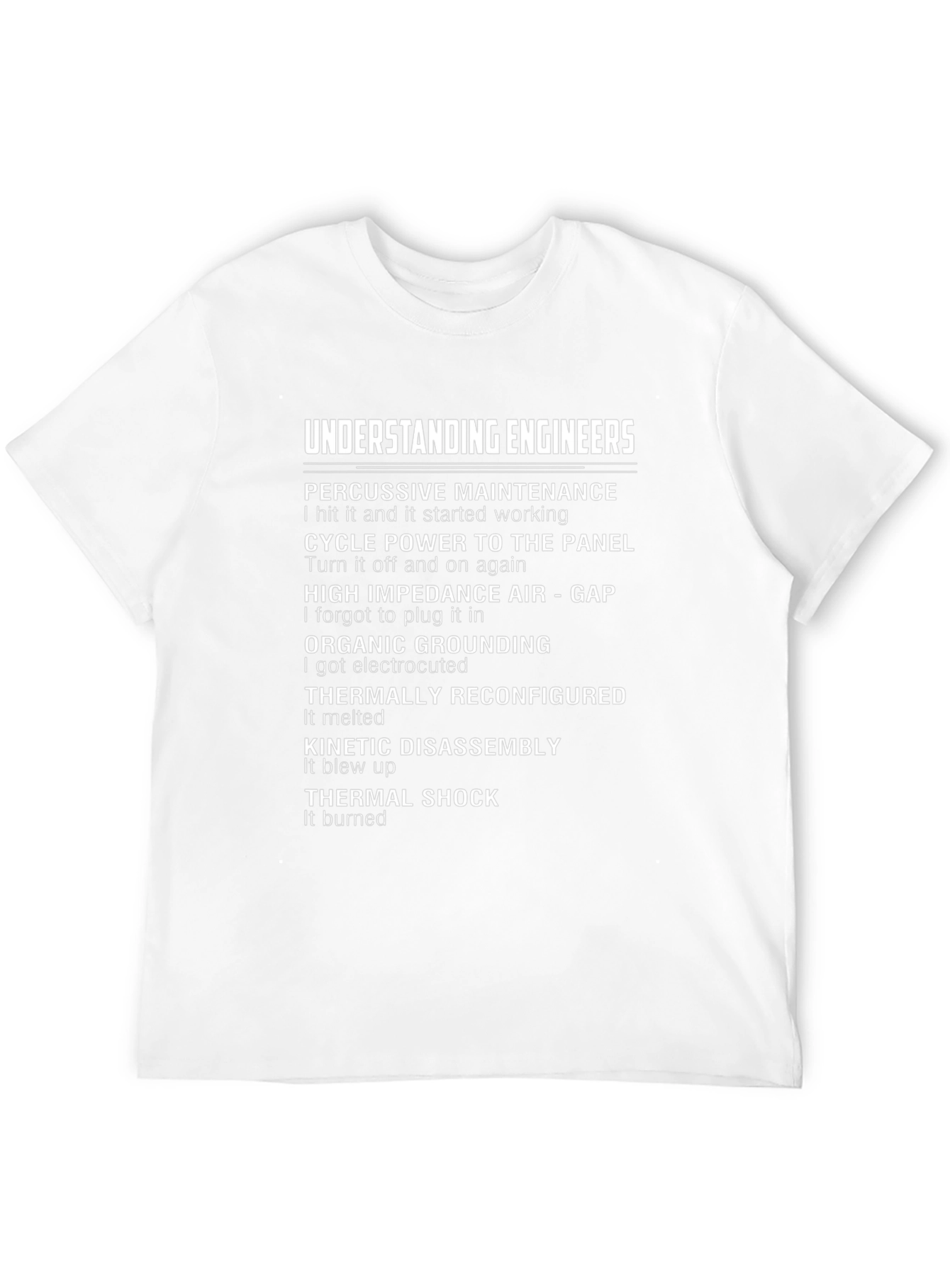 Understanding Engineers Funny T-Shirt