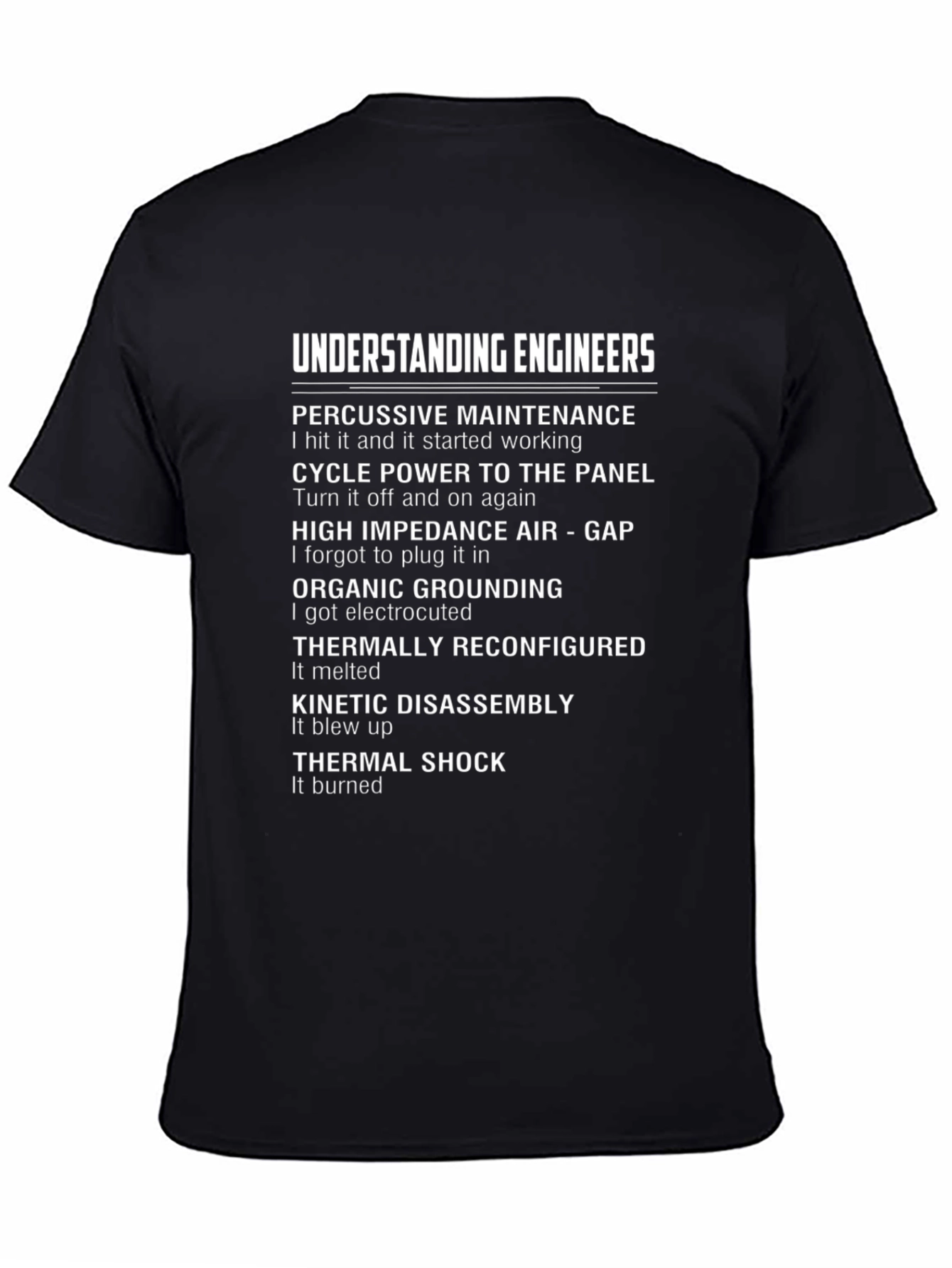 Understanding Engineers Funny T-Shirt
