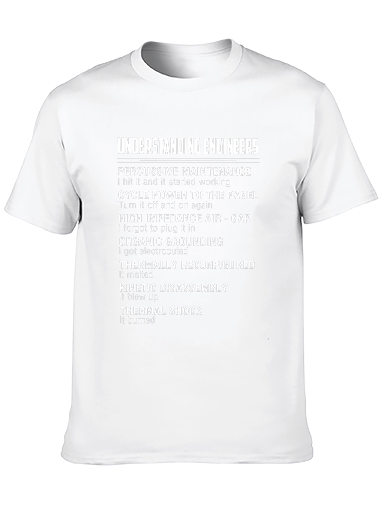 Understanding Engineers Funny T-Shirt