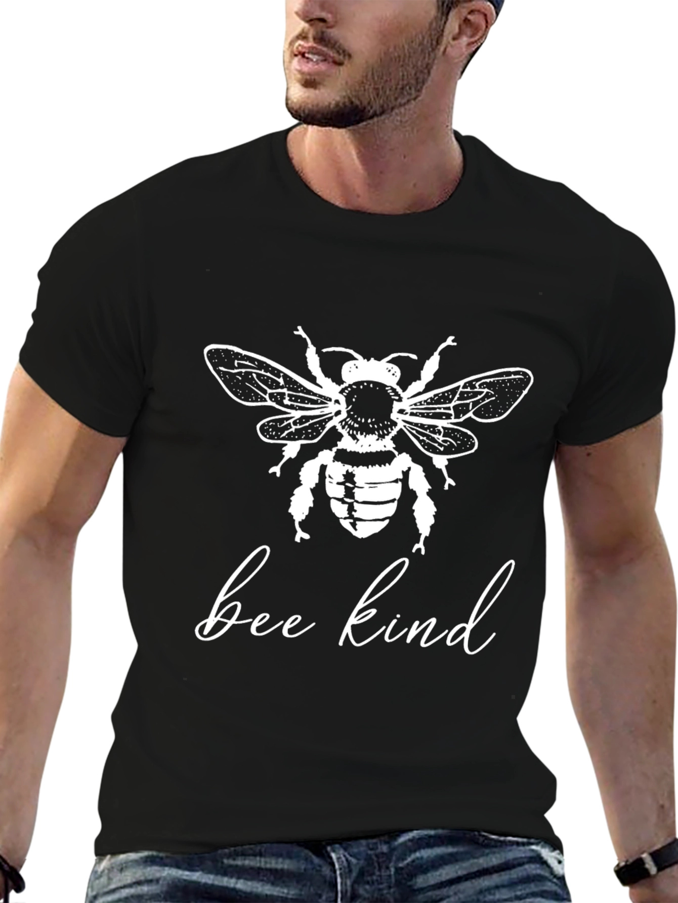 Bee Kind Graphic Tee - Trendy Unisex T-Shirt
