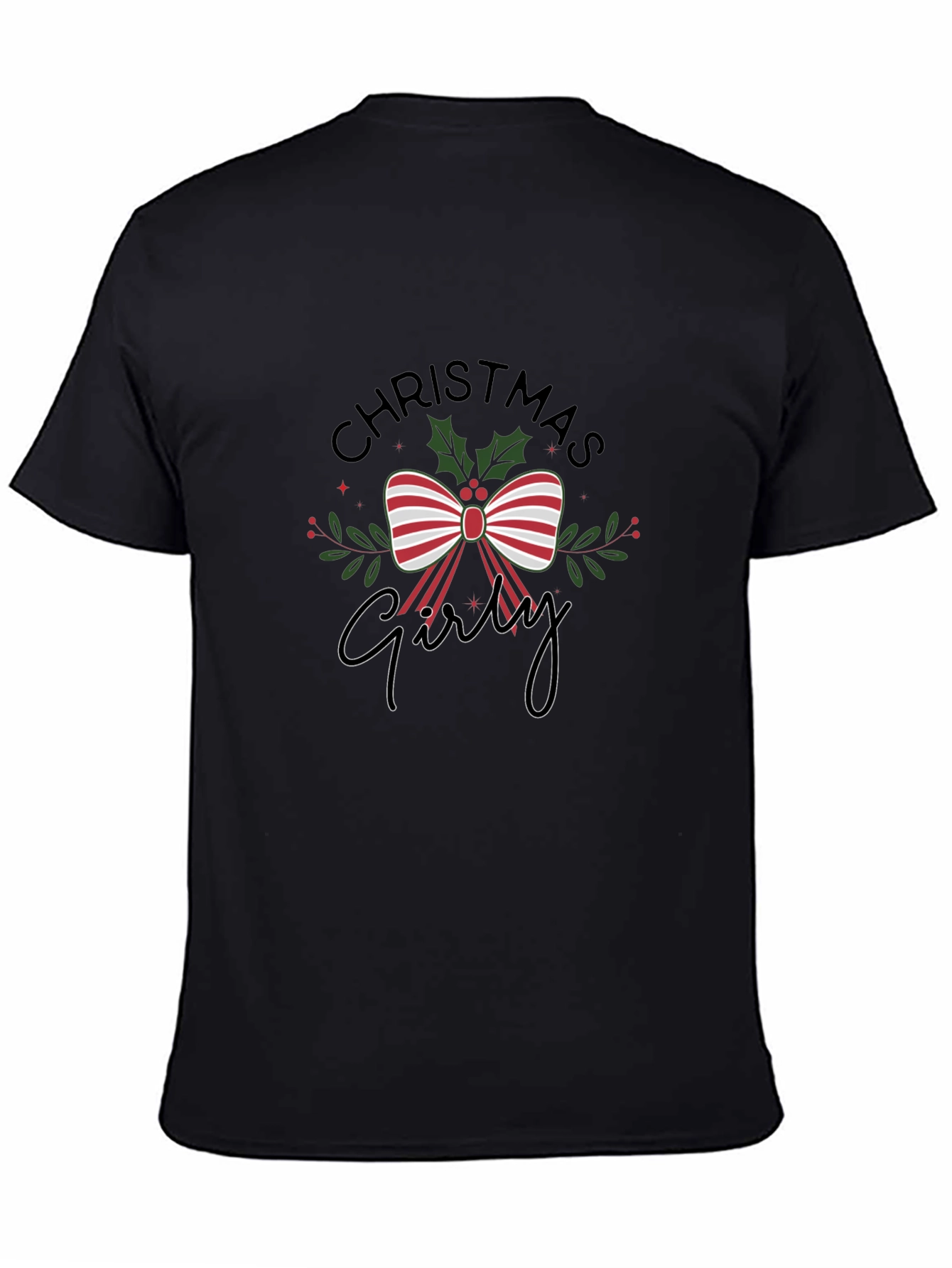 Christmas Girly T-Shirt Holiday Festive Tee