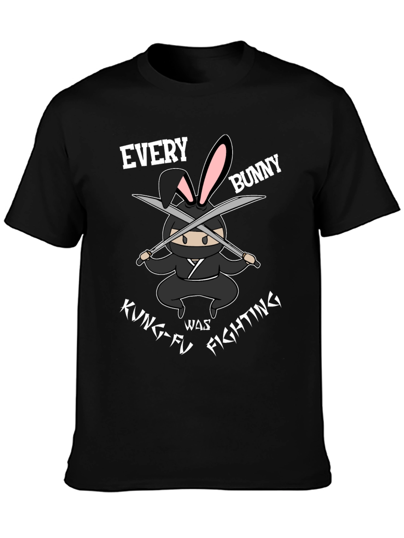 Ninja Bunny Kung-Fu Fighting T-Shirt