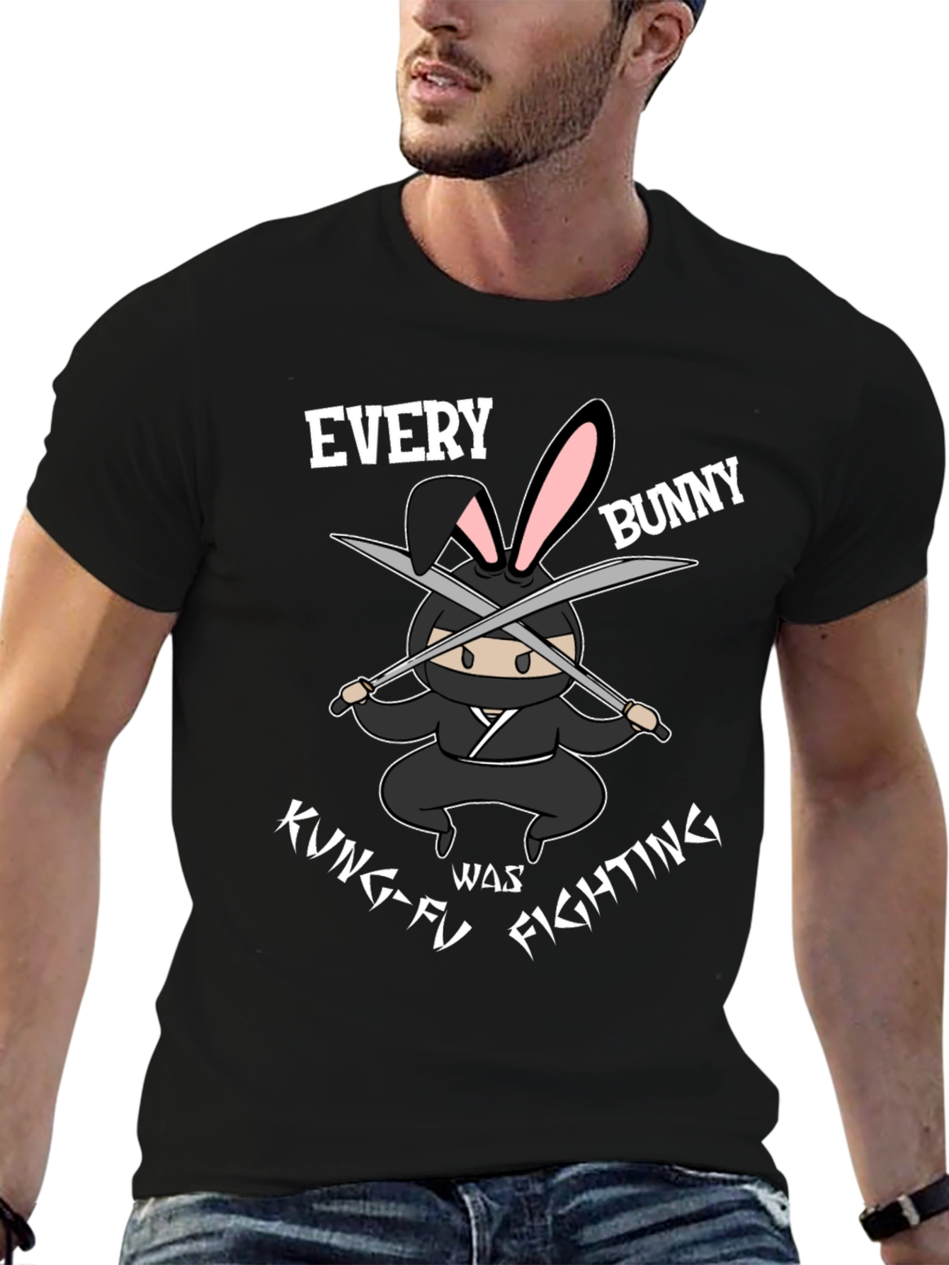 Ninja Bunny Kung-Fu Fighting T-Shirt