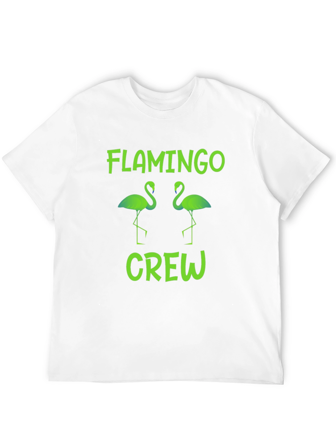 Flamingo Crew Graphic T-Shirt - Fun Summer Tee