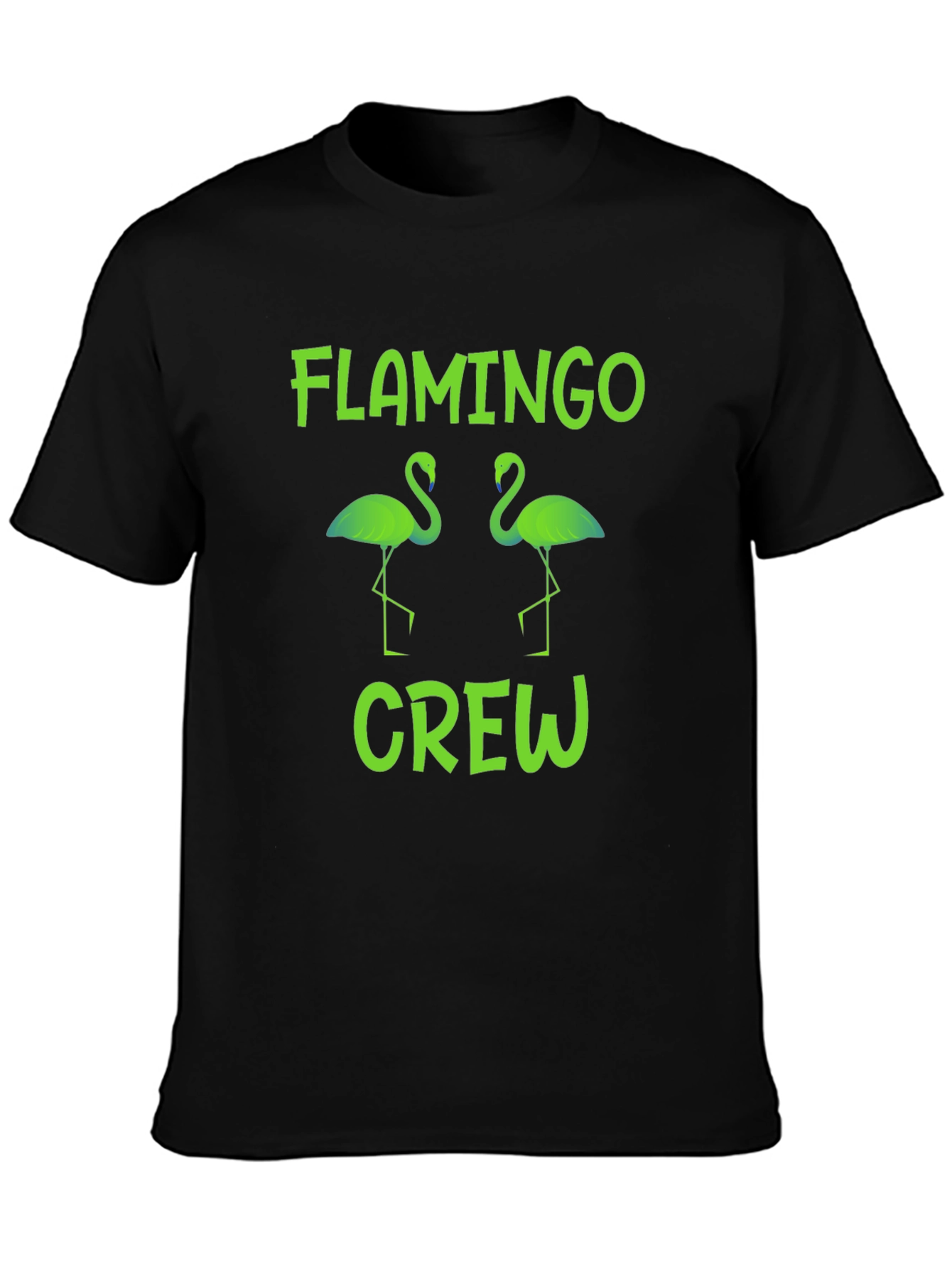 Flamingo Crew Graphic T-Shirt - Fun Summer Tee