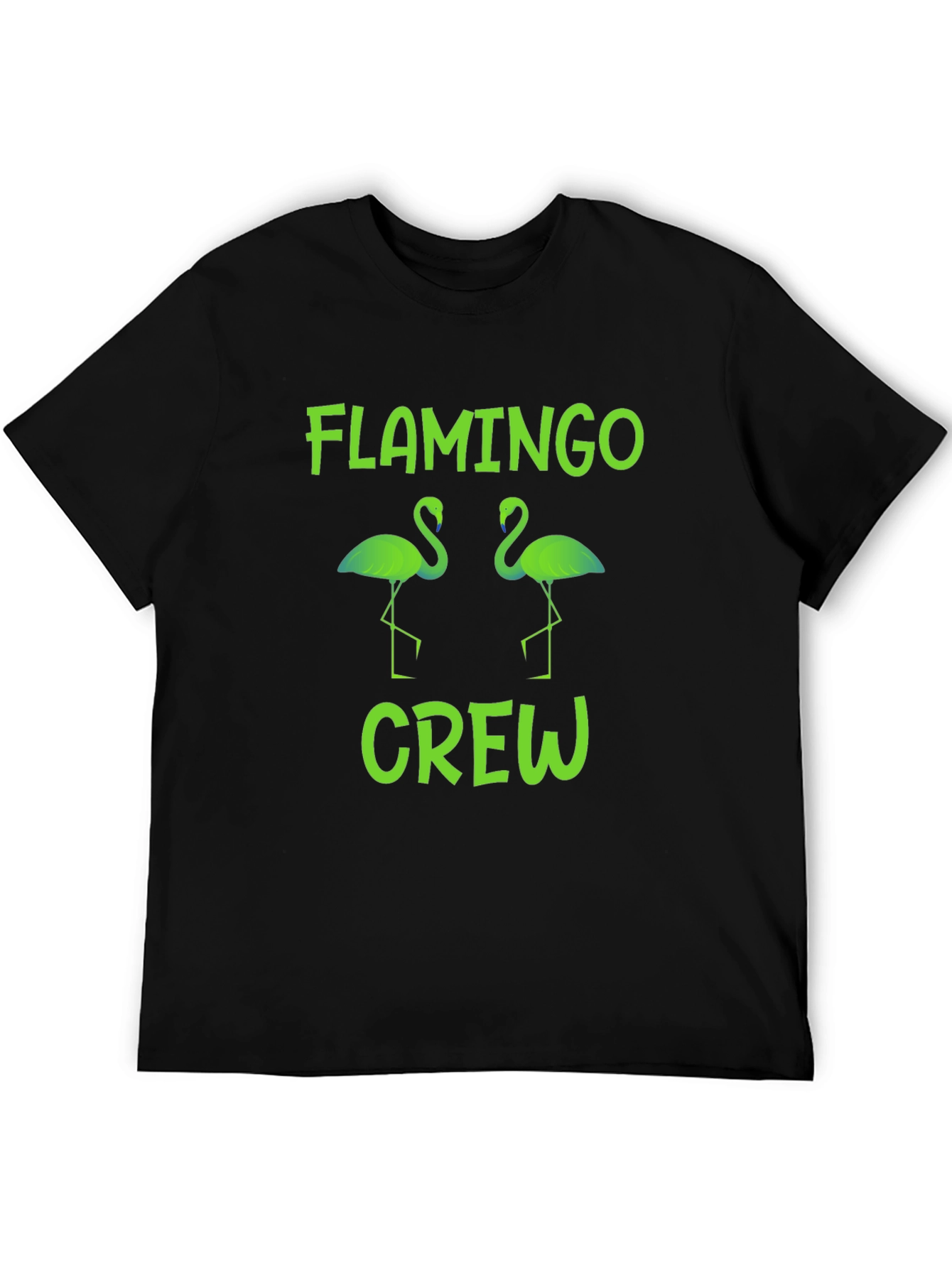 Flamingo Crew Graphic T-Shirt - Fun Summer Tee