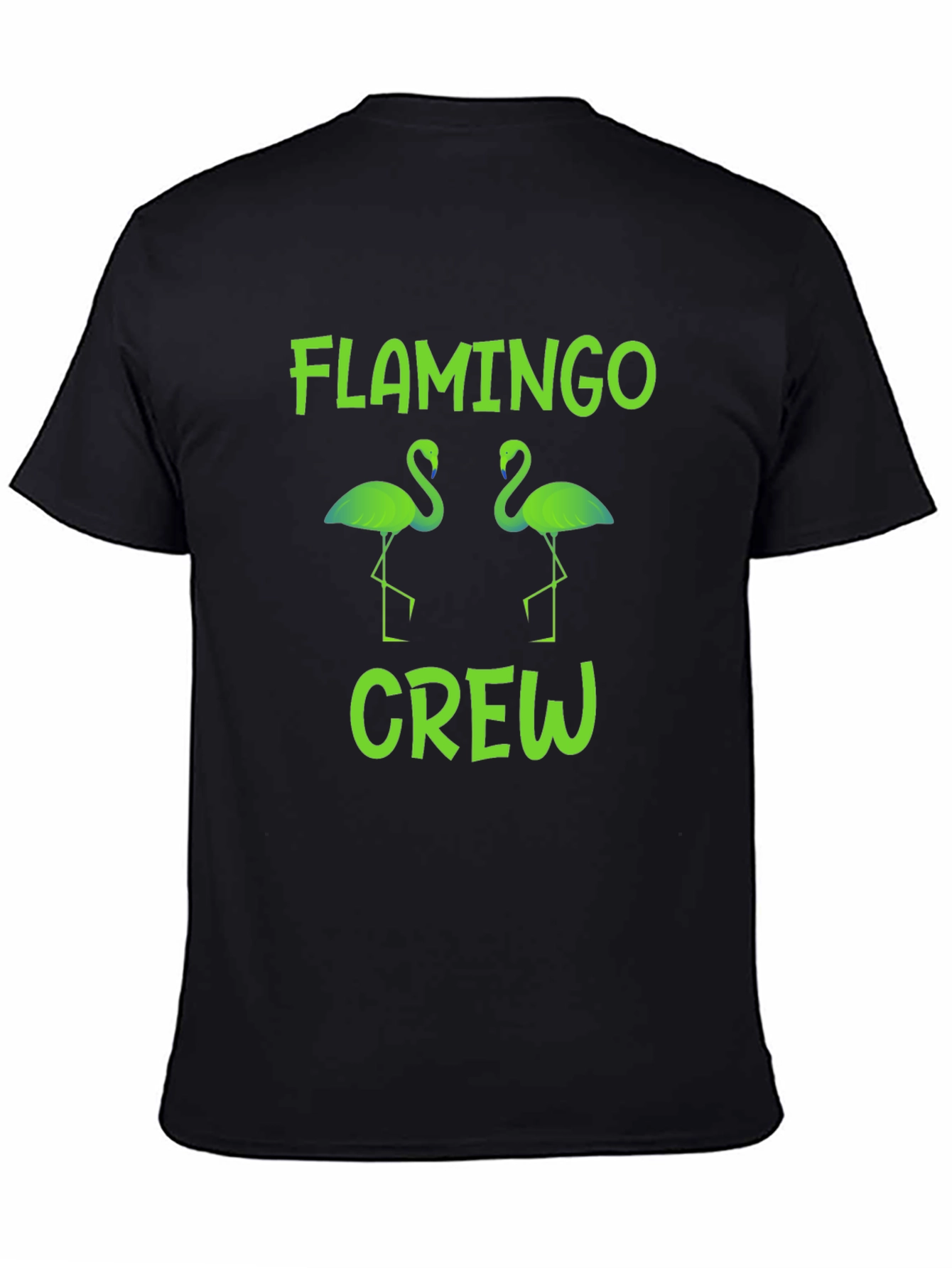 Flamingo Crew Graphic T-Shirt - Fun Summer Tee